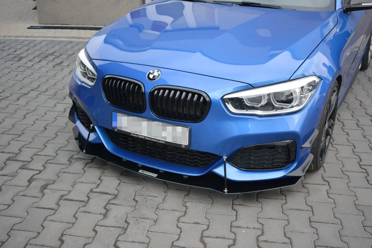 Frontspoiler BMW 1 (F20 / F21) M Power LCI 2015 - 2019 | V.1 Racing Black Edition – bilde 3