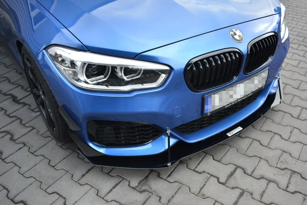 Frontspoiler BMW 1 (F20 / F21) M Power LCI 2015 - 2019 | V.1 Racing Black Edition – bilde 4