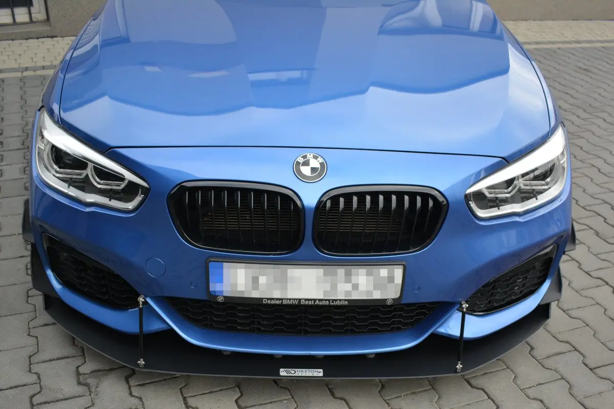Frontspoiler BMW 1 (F20 / F21) M Power LCI 2015 - 2019 | V.2 Racing Black Edition