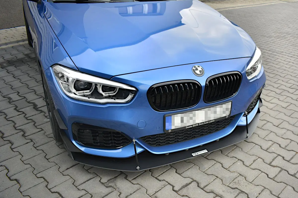 Frontspoiler BMW 1 (F20 / F21) M Power LCI 2015 - 2019 | V.2 Racing Black Edition – bilde 3