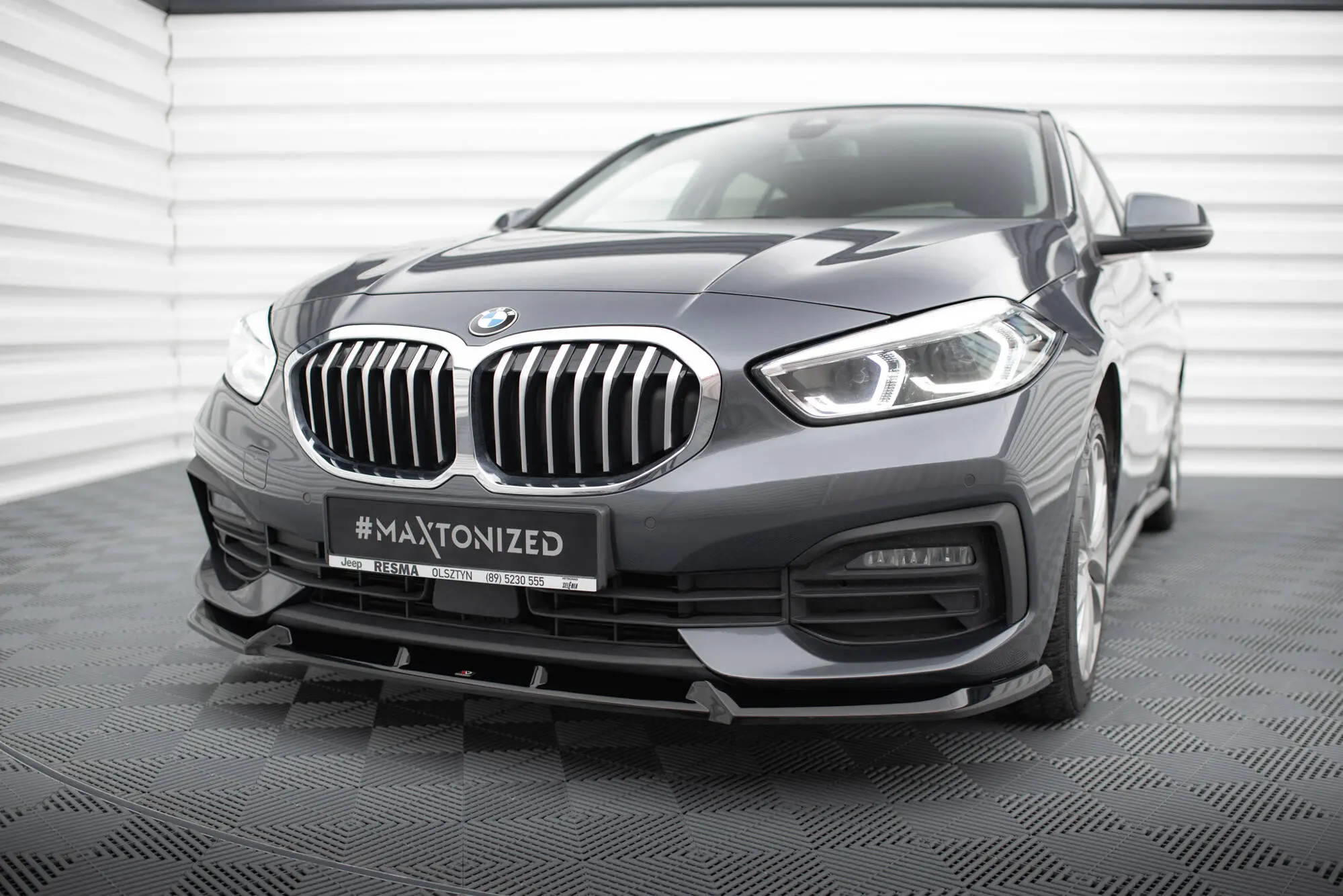 Frontspoiler BMW 1 (F40) 2019 - 2024 | V.1 Glossy Black Edition
