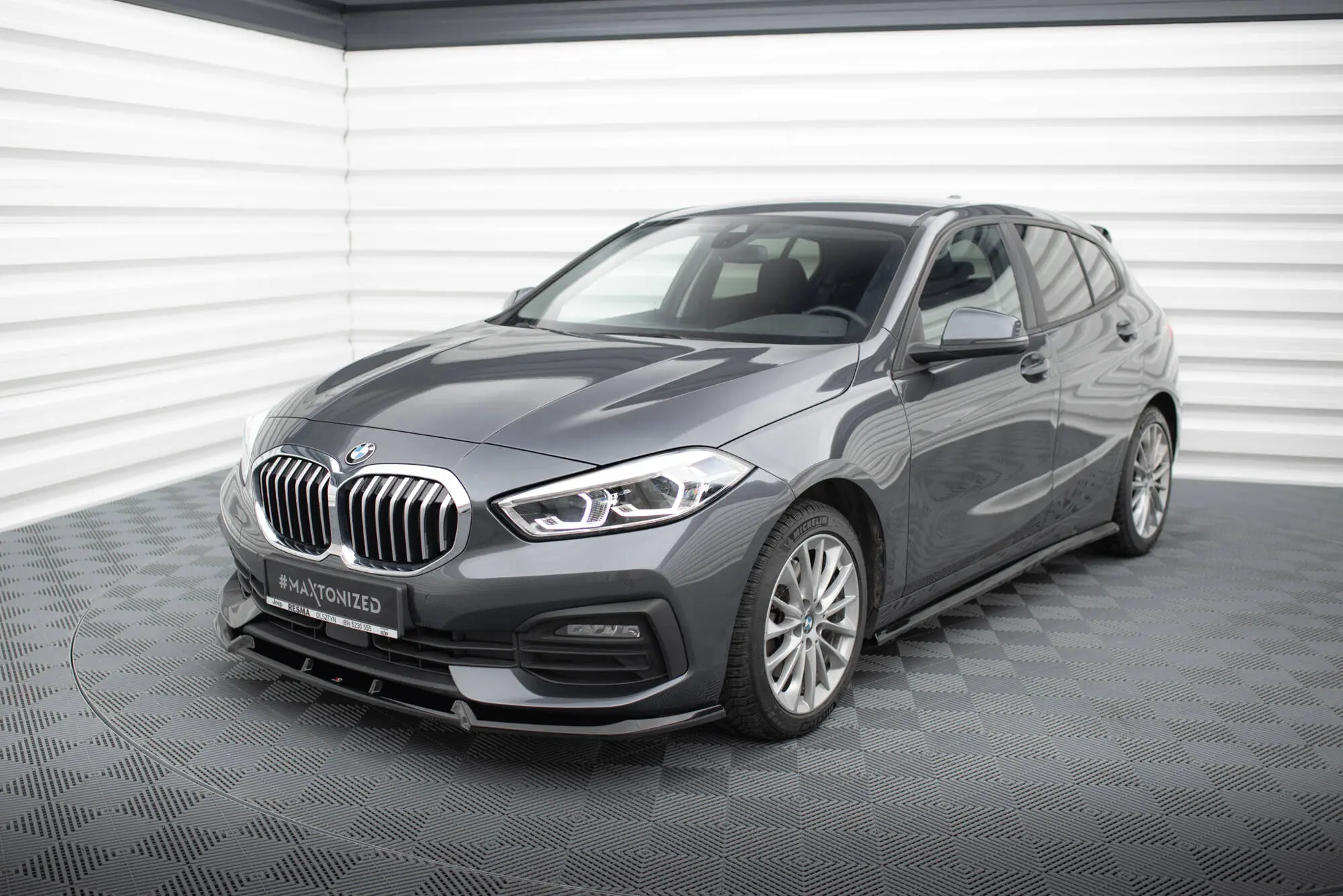 Frontspoiler BMW 1 (F40) 2019 - 2024 | V.1 Glossy Black Edition – bilde 5