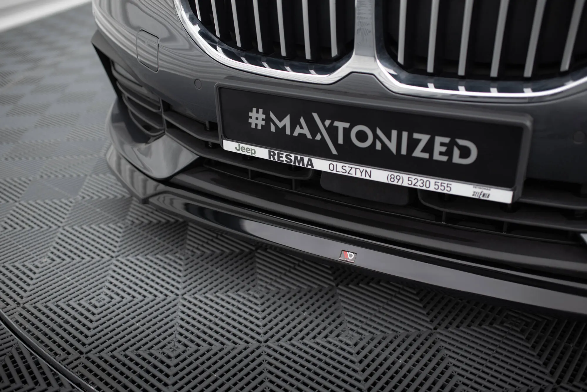 Frontspoiler BMW 1 (F40) 2019 - 2024 | V.2 Glossy Black Edition