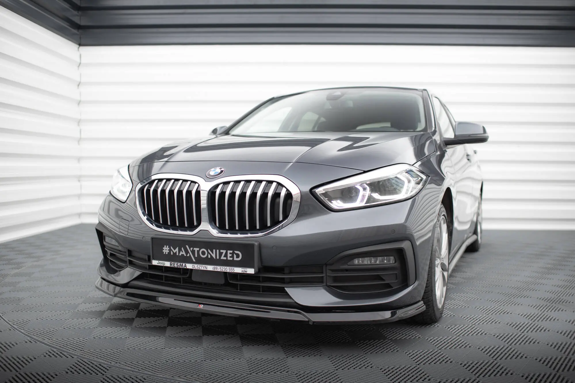 Frontspoiler BMW 1 (F40) 2019 - 2024 | V.2 Glossy Black Edition – bilde 2