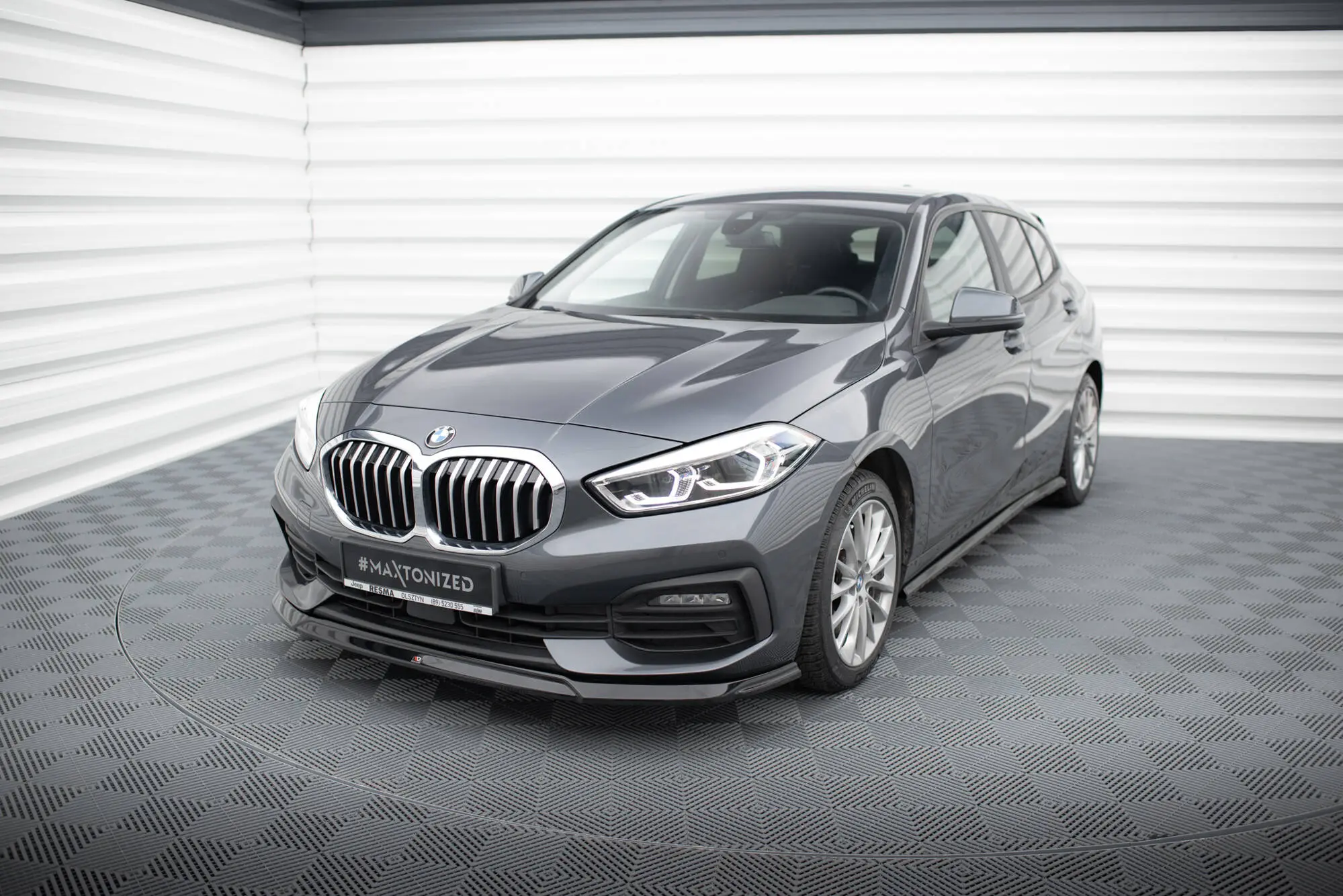 Frontspoiler BMW 1 (F40) 2019 - 2024 | V.2 Glossy Black Edition – bilde 5
