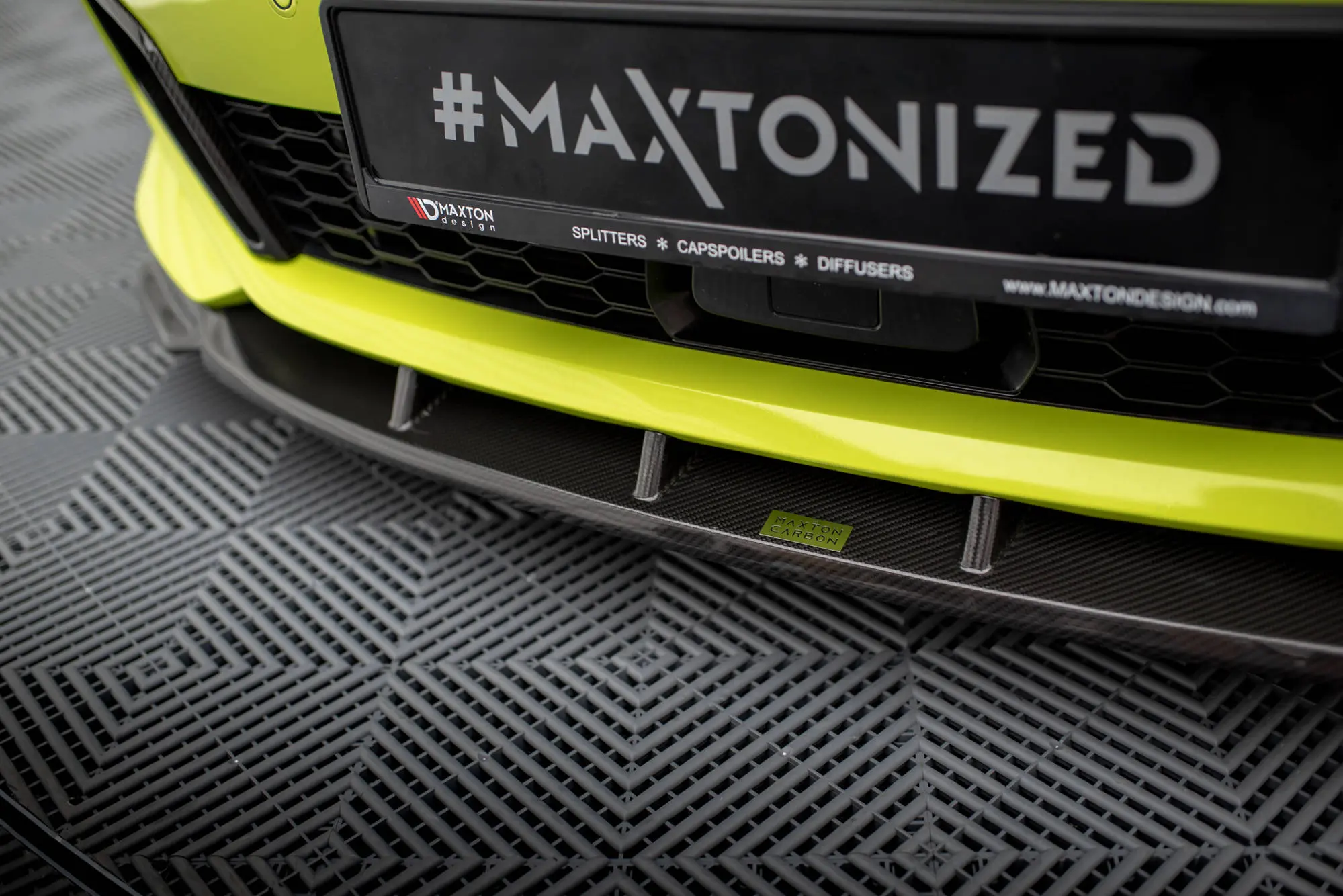 Frontspoiler BMW 1 (F40) M-Pack / BMW 1 (F40) M135i 2019  - 2024 | Real Carbon Fiber – bilde 2