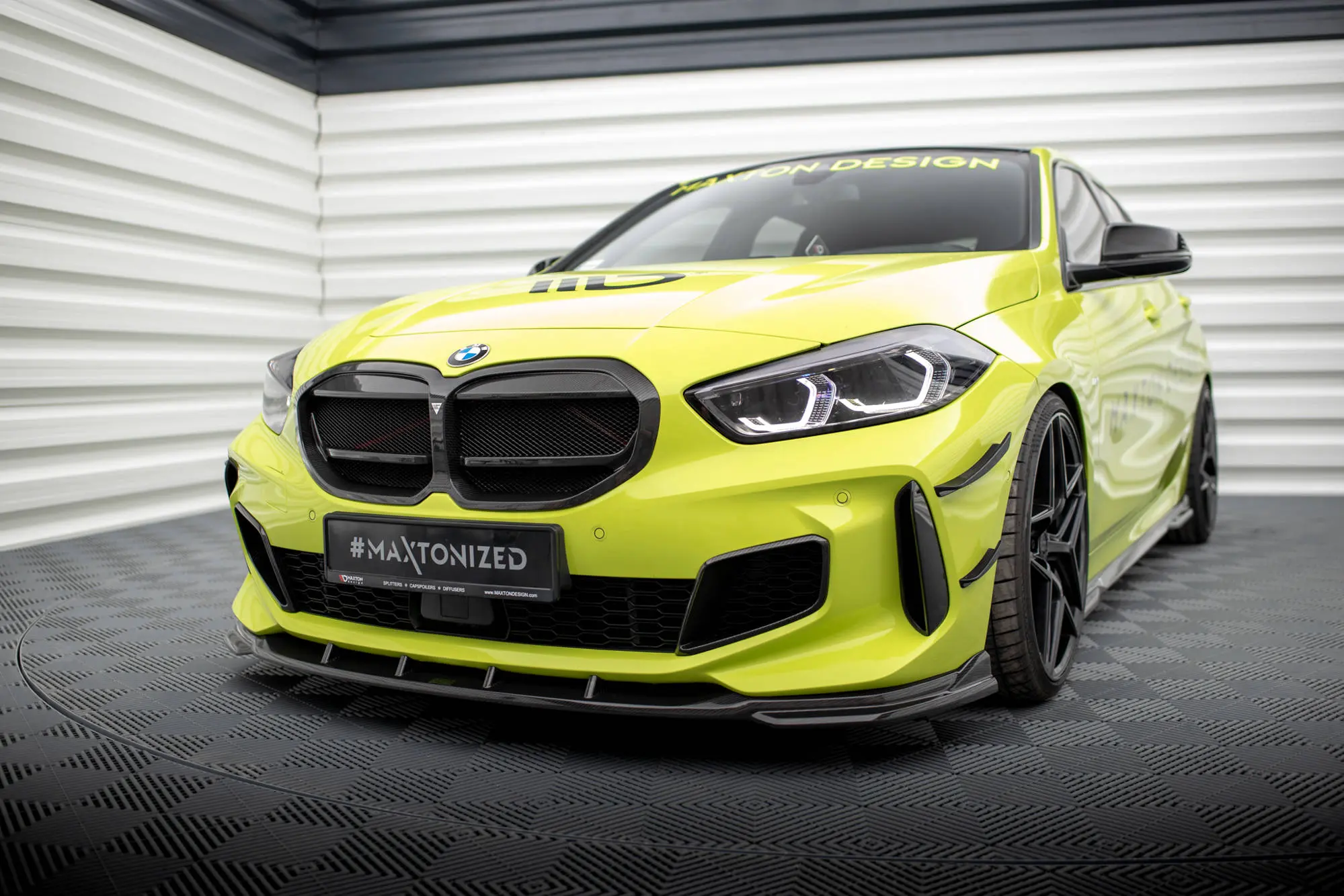 Frontspoiler BMW 1 (F40) M-Pack / BMW 1 (F40) M135i 2019  - 2024 | Real Carbon Fiber – bilde 3