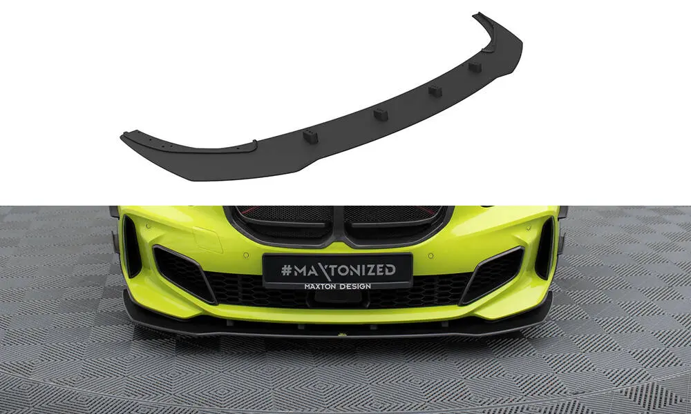 Frontspoiler BMW 1 (F40) M-Pack / BMW M135i (F40) 2019 - 2024 | Street Pro Black Edition – bilde 2