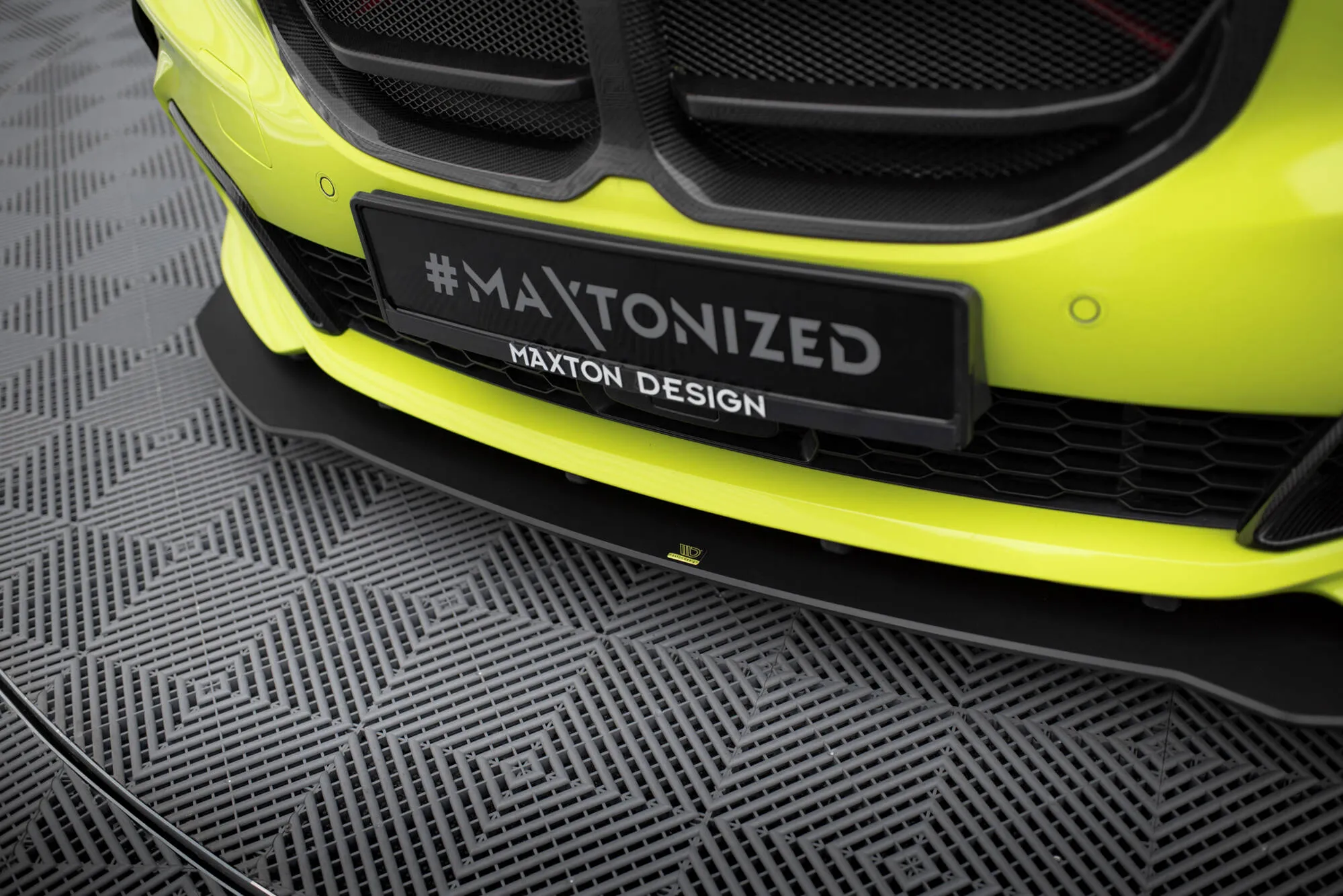 Frontspoiler BMW 1 (F40) M-Pack / BMW M135i (F40) 2019 - 2024 | Street Pro Black Edition – bilde 3