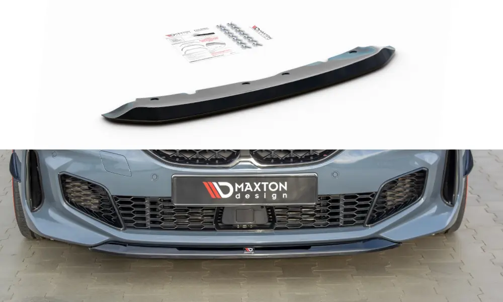 Frontspoiler BMW 1 (F40) M-Pack / M135i 2019 - 2024  | V.2 Glossy Black Edition – bilde 2