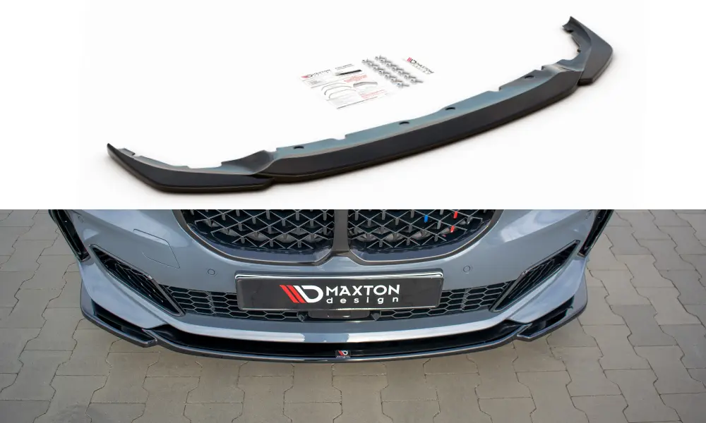 Frontspoiler BMW 1 (F40) M-Pack / M135i 2019 - 2024  | V.3 Glossy Black Edition – bilde 2