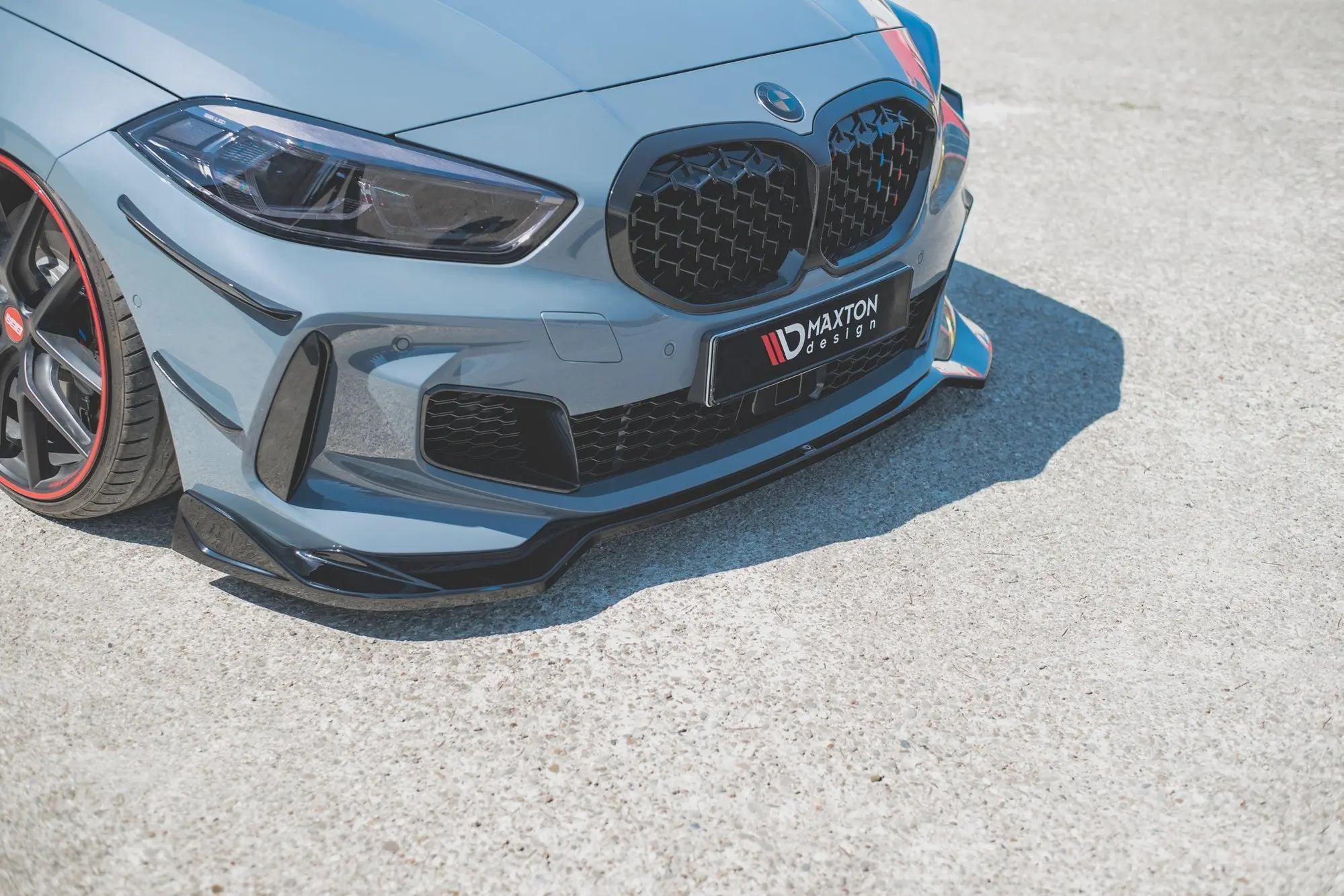 Frontspoiler BMW 1 (F40) M-Pack / M135i 2019 - 2024  | V.5 Glossy Black Edition
