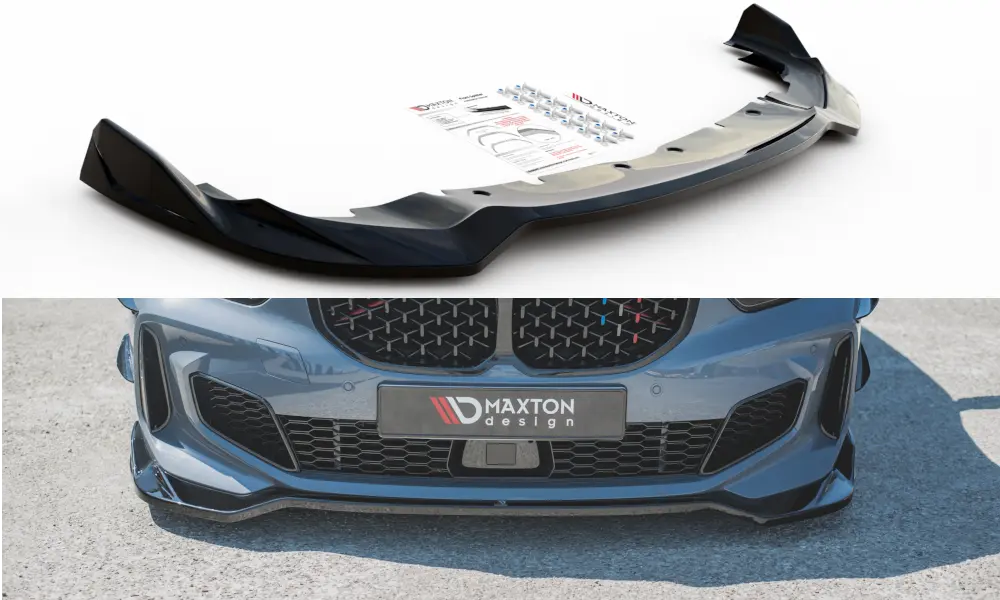 Frontspoiler BMW 1 (F40) M-Pack / M135i 2019 - 2024  | V.5 Glossy Black Edition – bilde 2