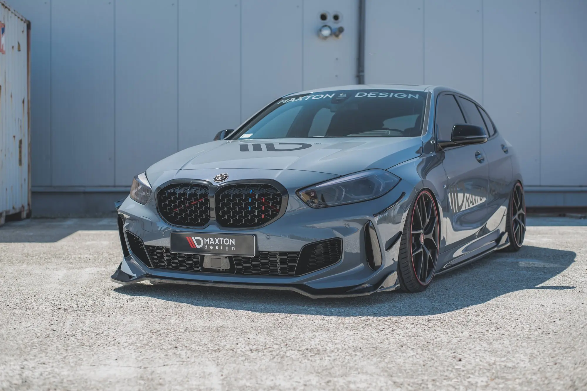 Frontspoiler BMW 1 (F40) M-Pack / M135i 2019 - 2024  | V.5 Glossy Black Edition – bilde 5