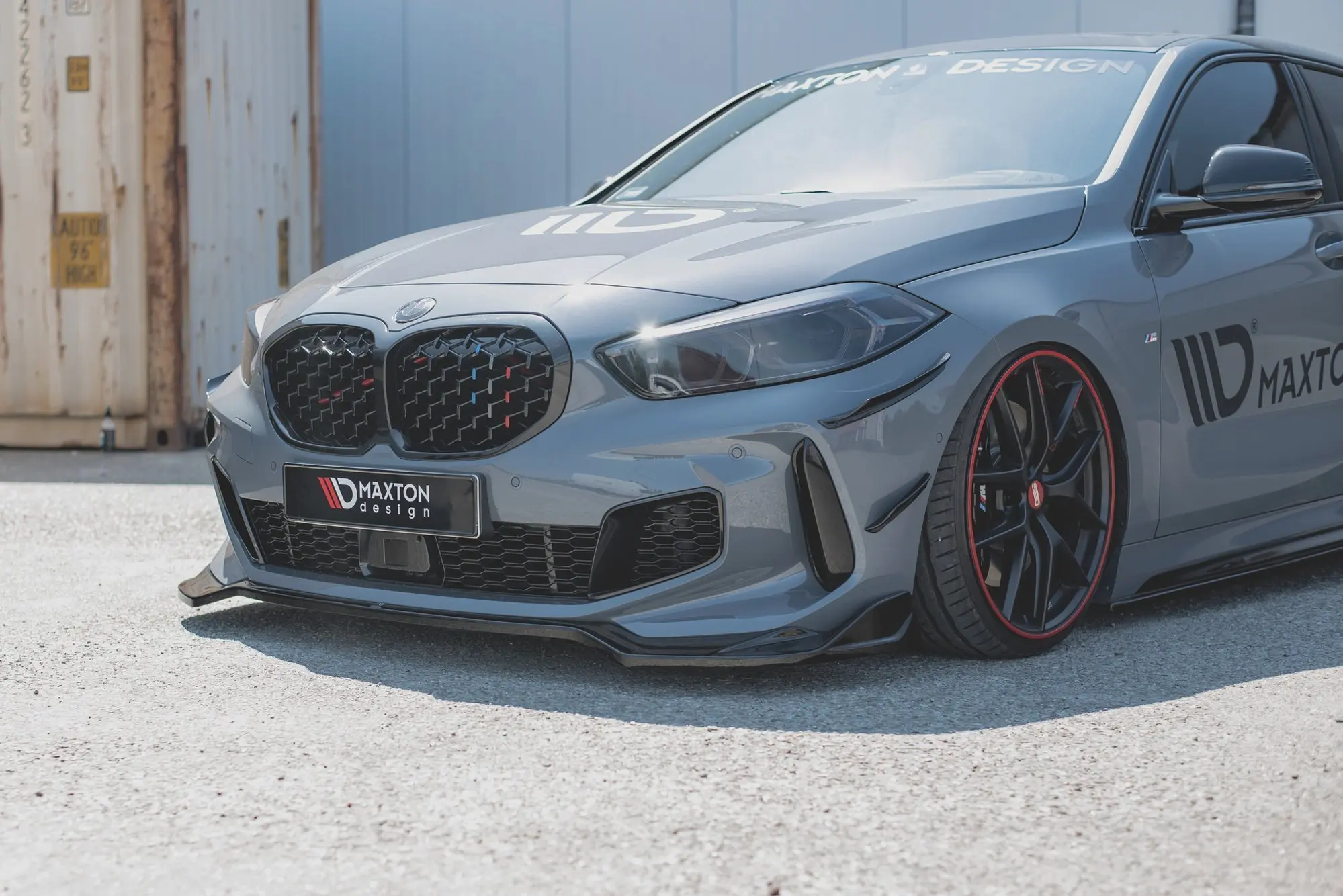 Frontspoiler BMW 1 (F40) M-Pack / M135i 2019 - 2024  | V.5 Glossy Black Edition – bilde 6