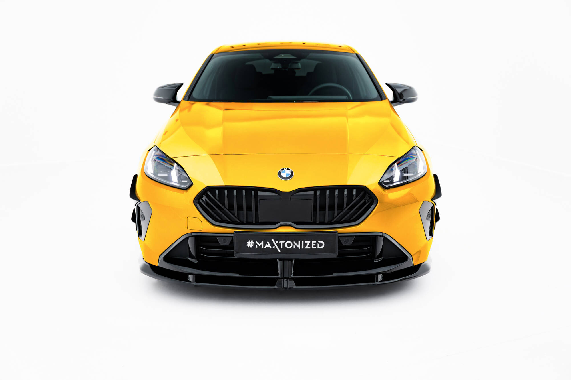 Frontspoiler BMW 1 (F70) M-Pack 2024 -> | V3 Sport Glossy Black Edition – bilde 2