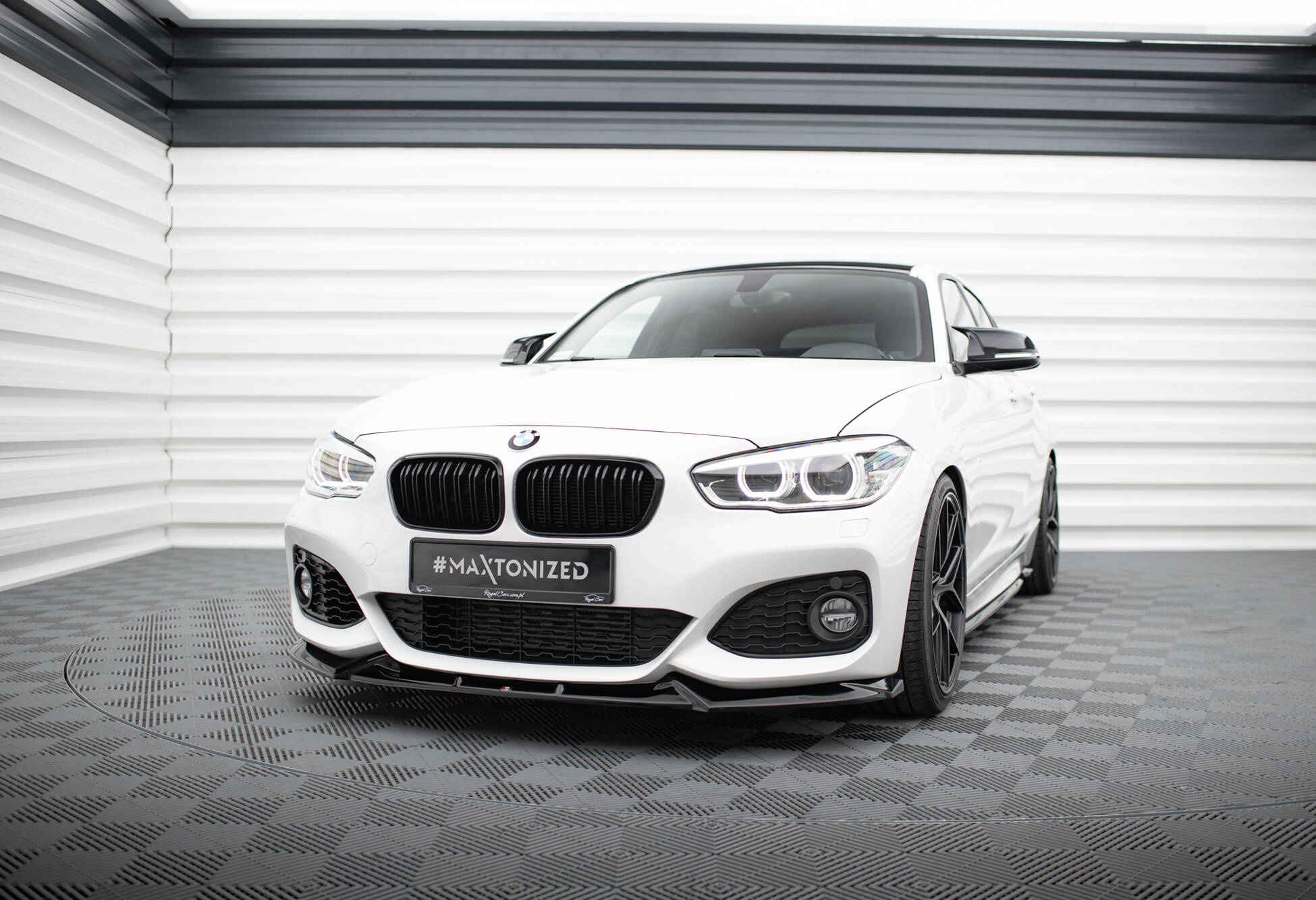 Frontspoiler BMW 1 M-Pack (F20) Facelift 2015 - 2019 | Sport Glossy Black Edition V5