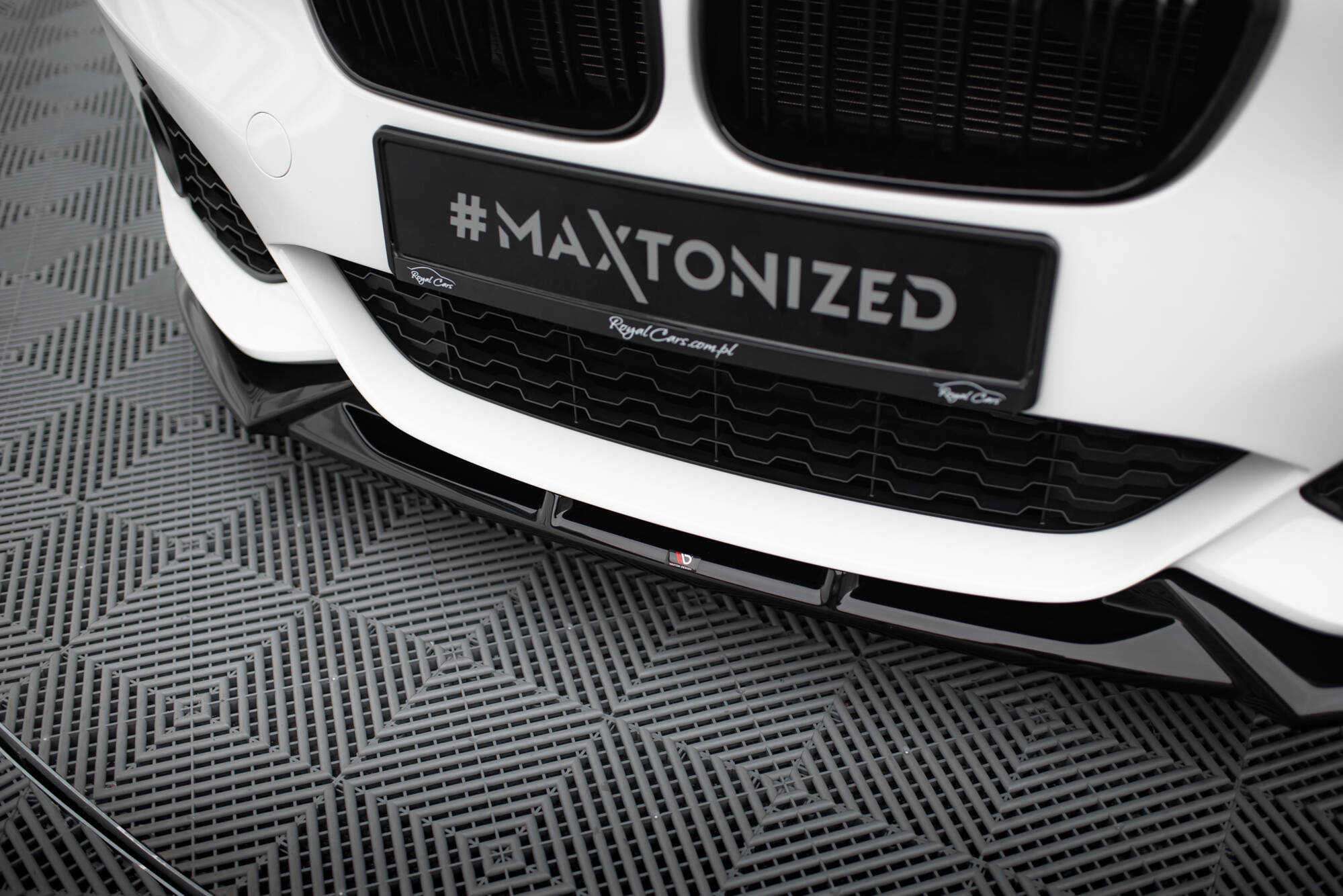 Frontspoiler BMW 1 M-Pack (F20) Facelift 2015 - 2019 | Sport Glossy Black Edition V5 – bilde 3