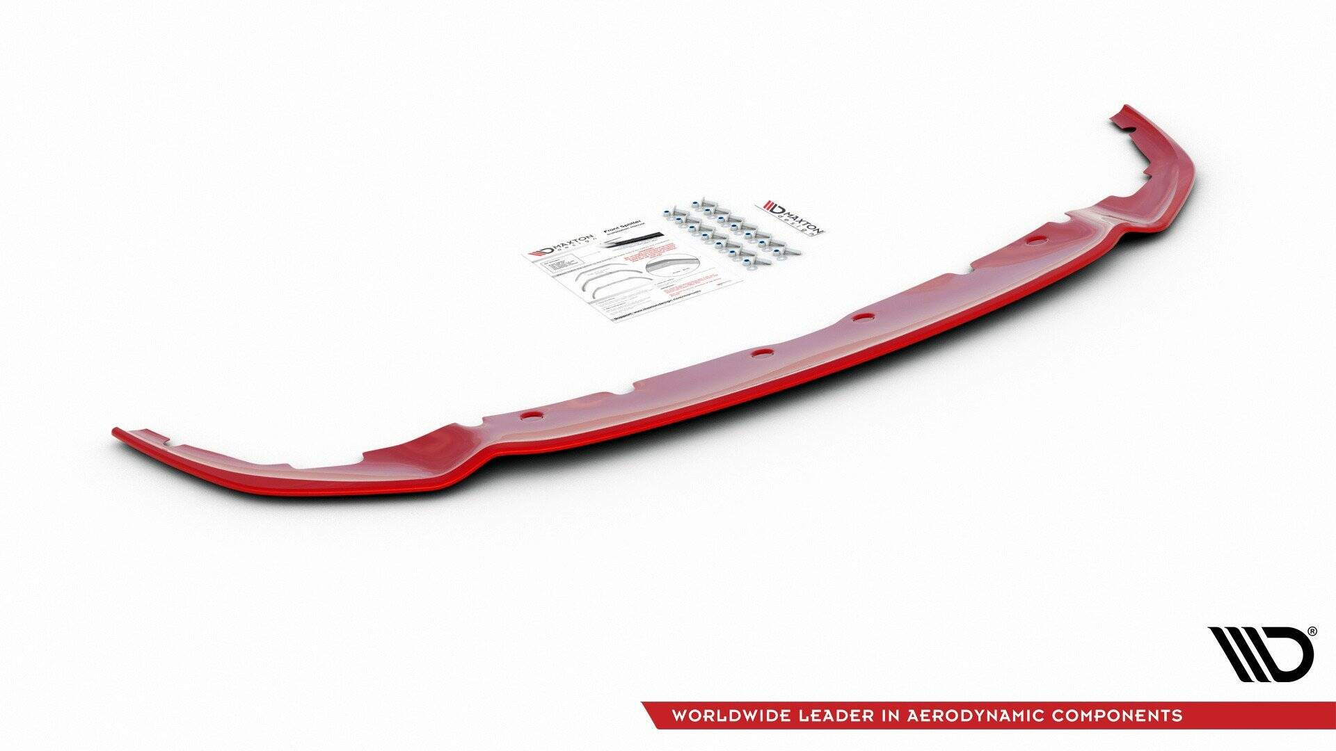 Frontspoiler BMW 1 (M-Pack/M135i/128ti) F40 2019 - 2024 | Sport Glossy Red Edition V4 – bilde 5