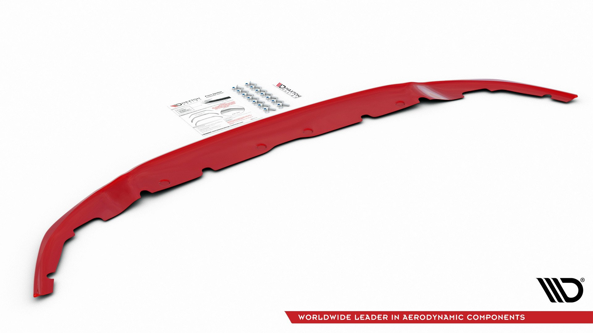 Frontspoiler BMW 1 (M-Pack/M135i/128ti) F40 2019 - 2024 | Sport Glossy Red Edition V4 – bilde 6