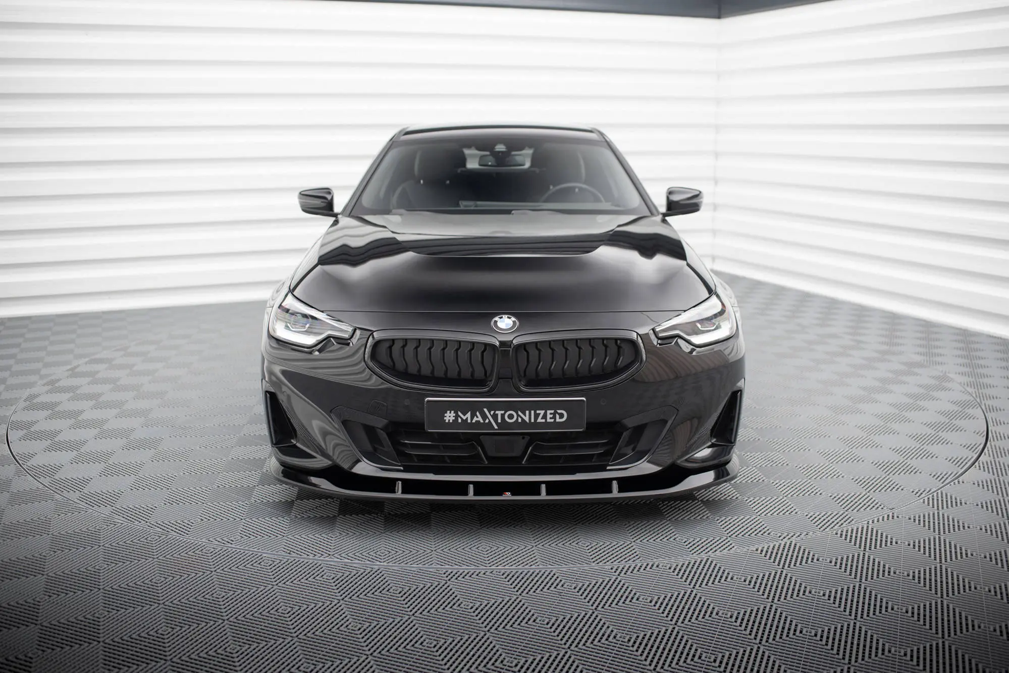 Frontspoiler BMW 2 Coupe (G42) 2021 - > | V.1 Glossy Black Edition – bilde 4
