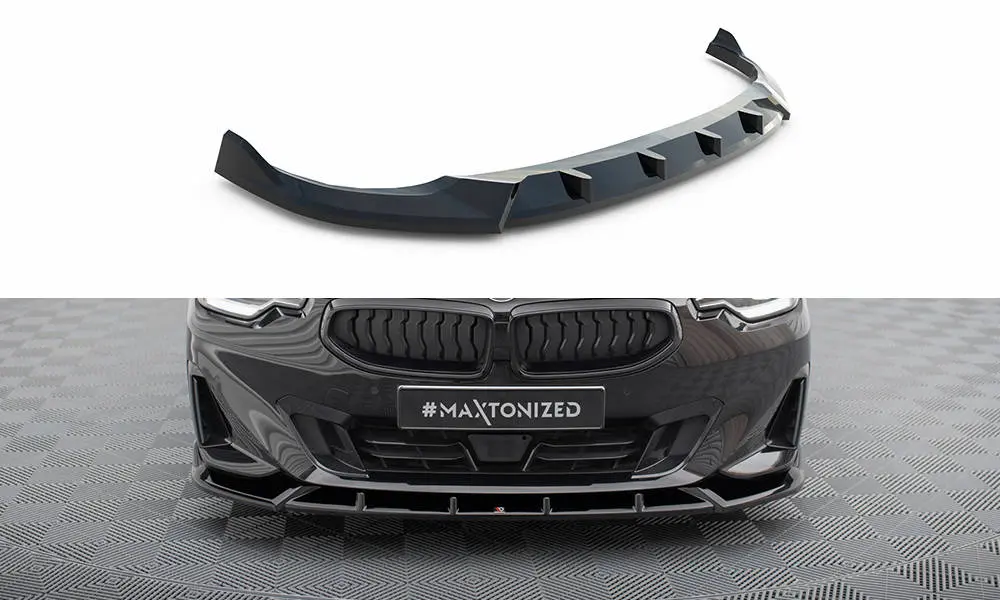 Frontspoiler BMW 2 Coupe (G42) 2021 - > | V.2 Glossy Black Edition – bilde 3