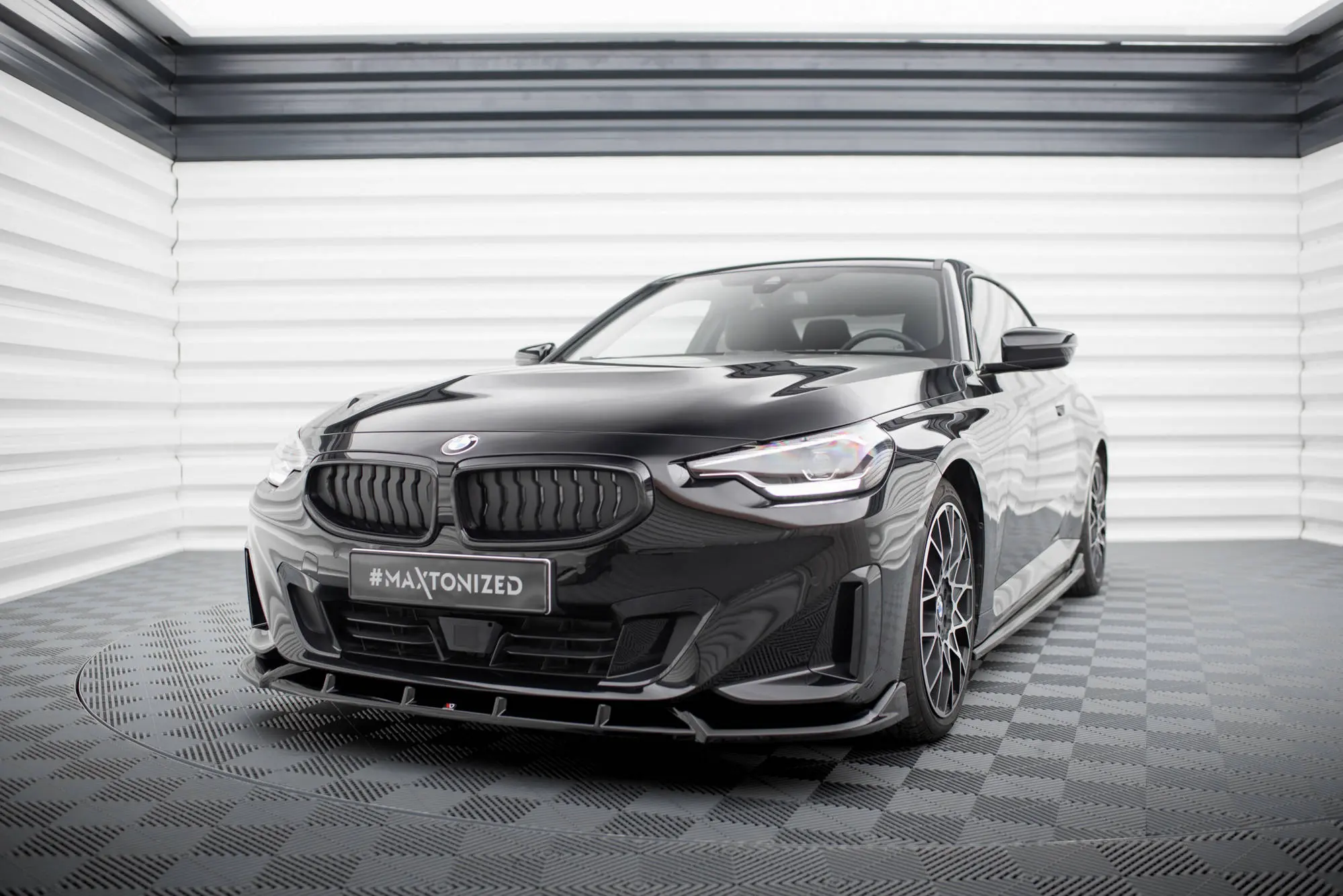 Frontspoiler BMW 2 Coupe (G42) 2021 - > | V.2 Glossy Black Edition – bilde 4