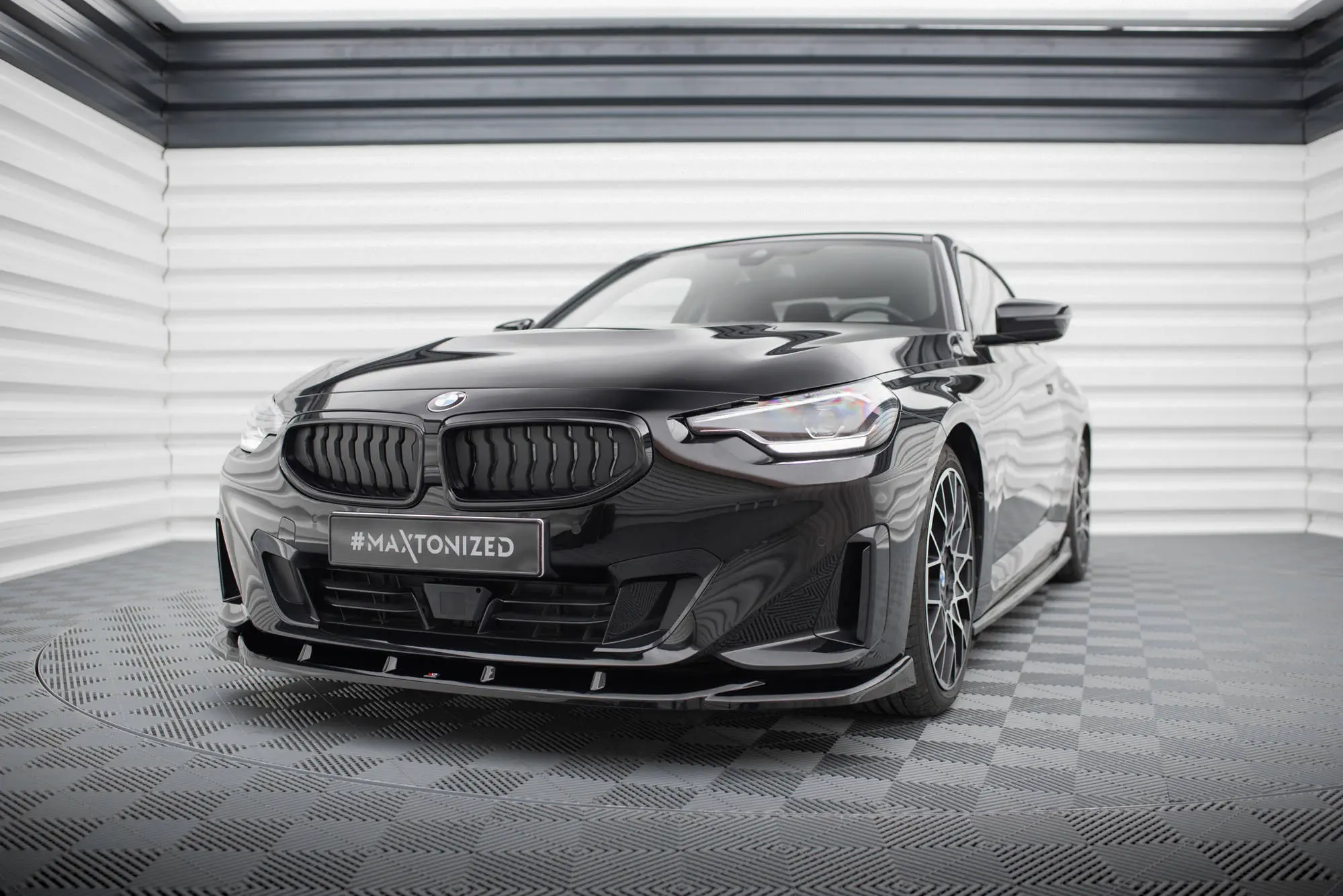 Frontspoiler BMW 2 Coupe (G42) 2021 - > | V.3 Glossy Black Edition – bilde 3
