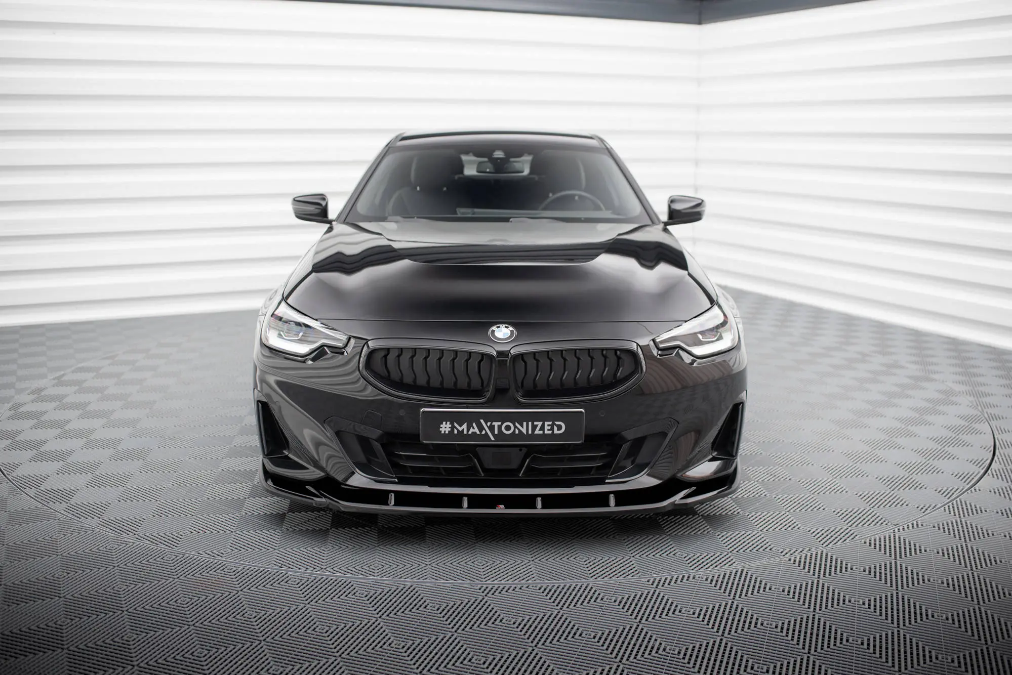 Frontspoiler BMW 2 Coupe (G42) 2021 - > | V.3 Glossy Black Edition – bilde 4