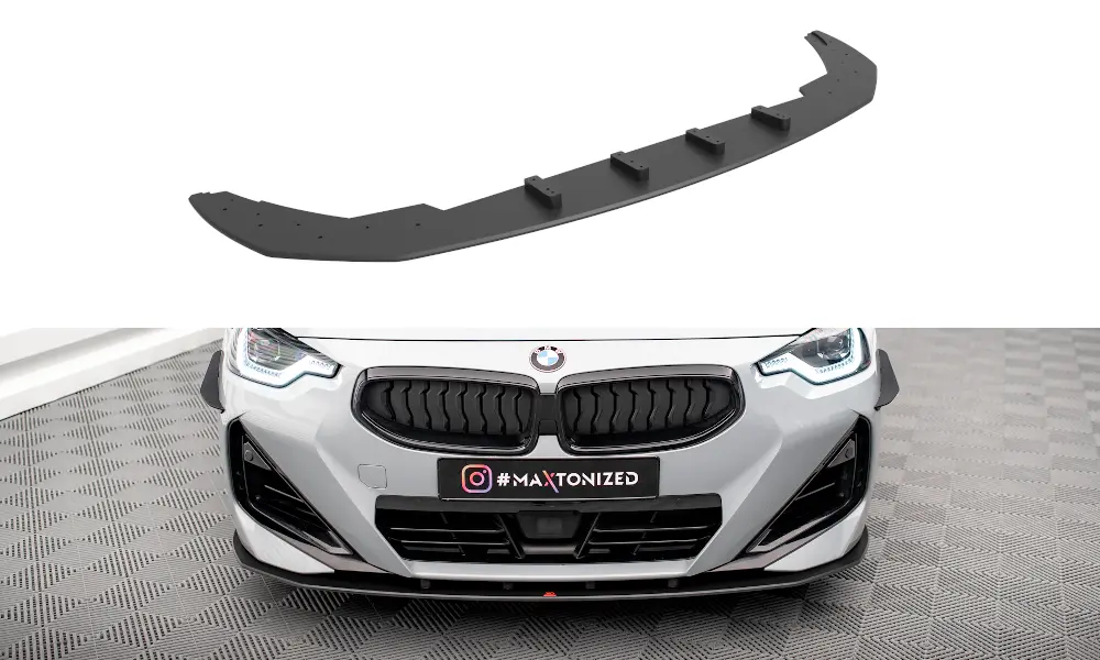 Frontspoiler BMW 2 Coupe (G42) M-Pack 2021 ->  | Street Pro Black Edition – bilde 2