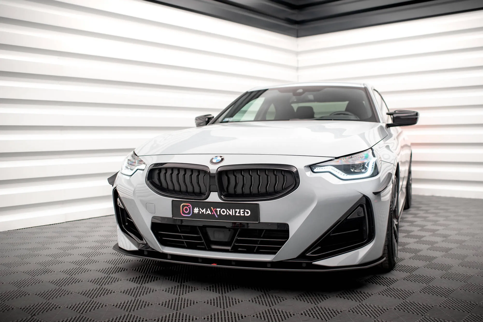 Frontspoiler BMW 2 Coupe (G42) M-Pack 2021 -> | Street Pro Black Edition