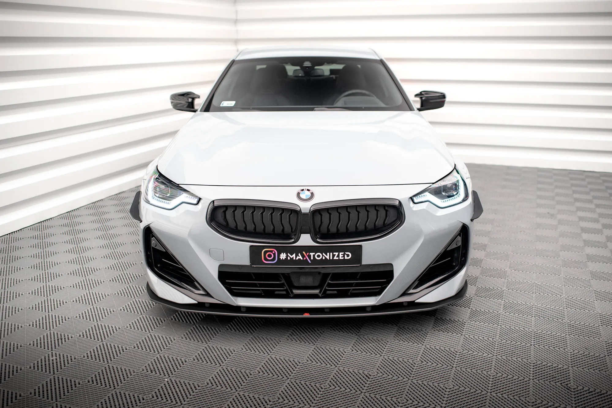 Frontspoiler BMW 2 Coupe (G42) M-Pack 2021 -> | Street Pro Black Edition – bilde 2