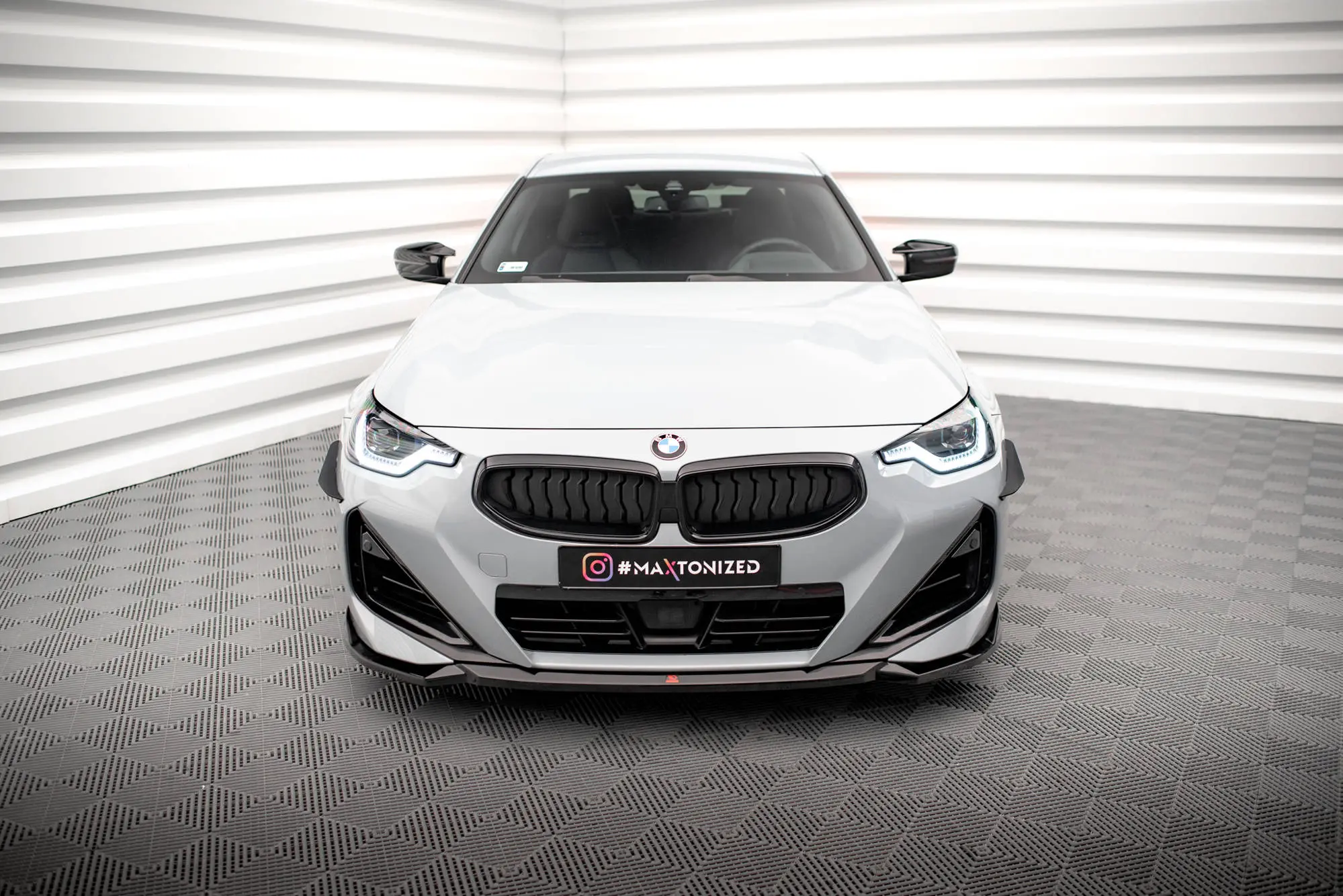 Frontspoiler BMW 2 Coupe (G42) M-Pack 2021 ->  | V.1 Glossy Black Edition – bilde 3