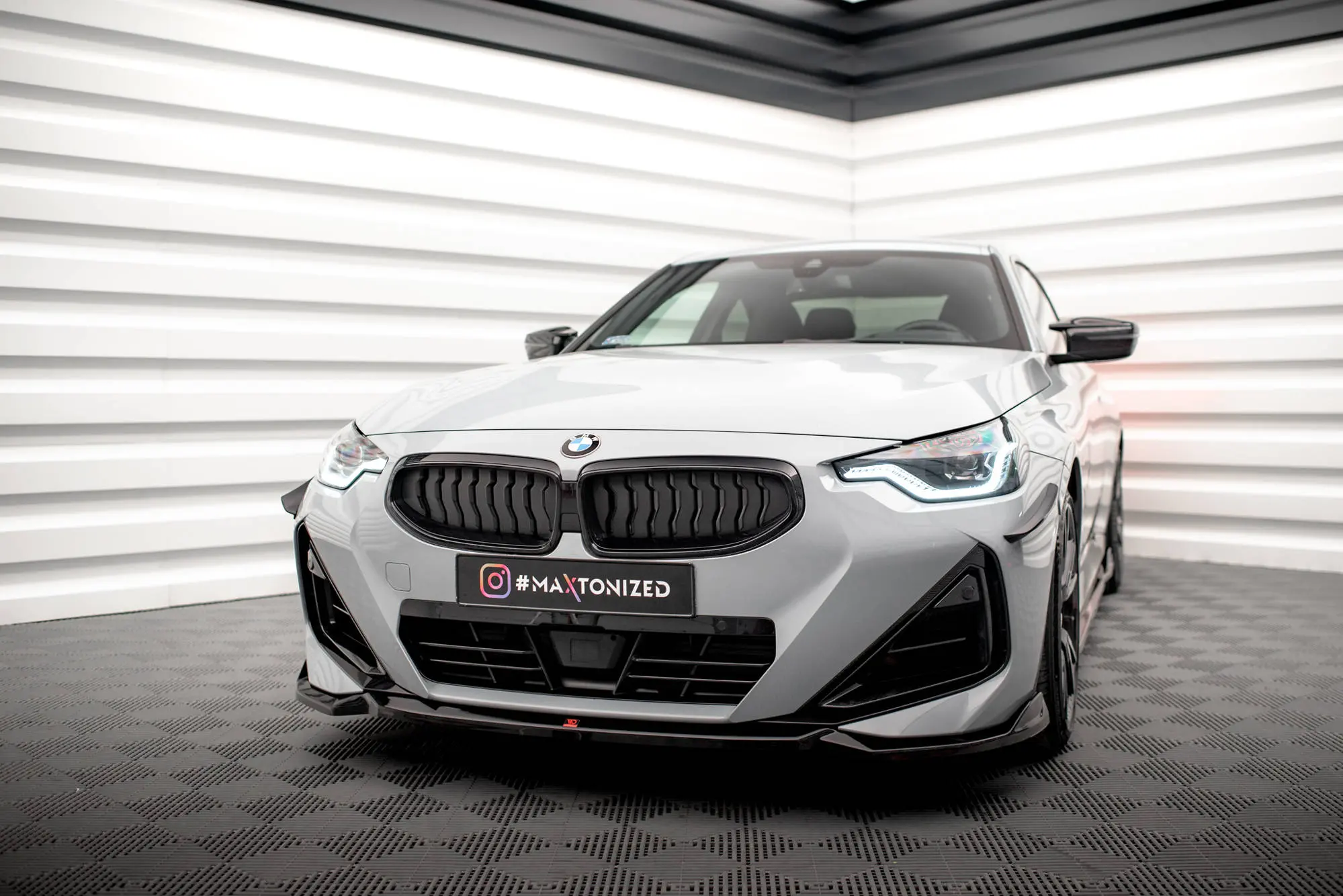 Frontspoiler BMW 2 Coupe (G42) M-Pack 2021 ->  | V.1 Glossy Black Edition – bilde 4