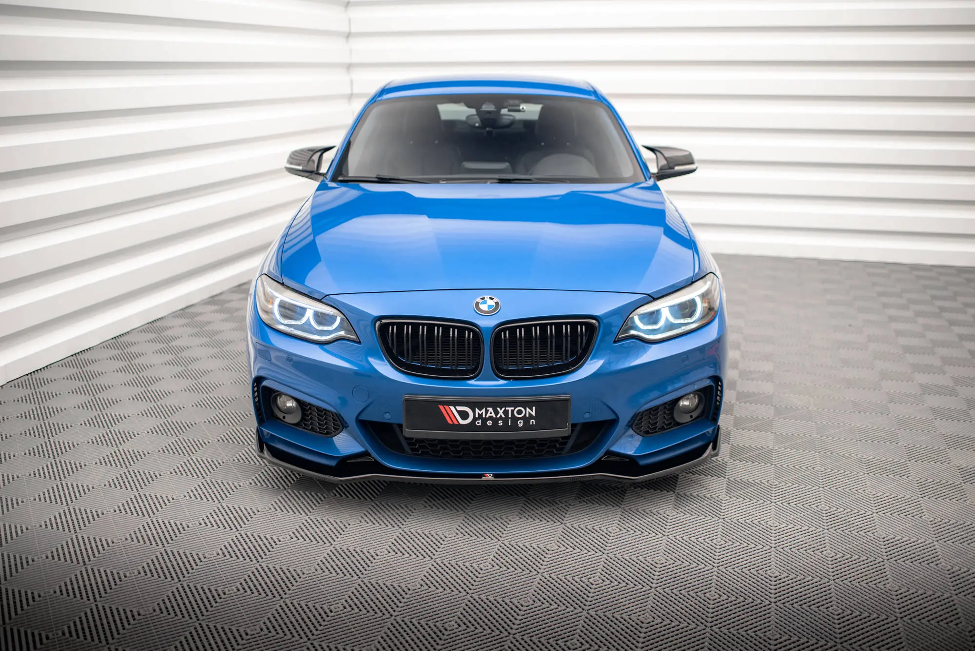 Frontspoiler BMW 2 (F22) M-Pakke 2013-2019 | V.1 Glossy Black Edition – bilde 2