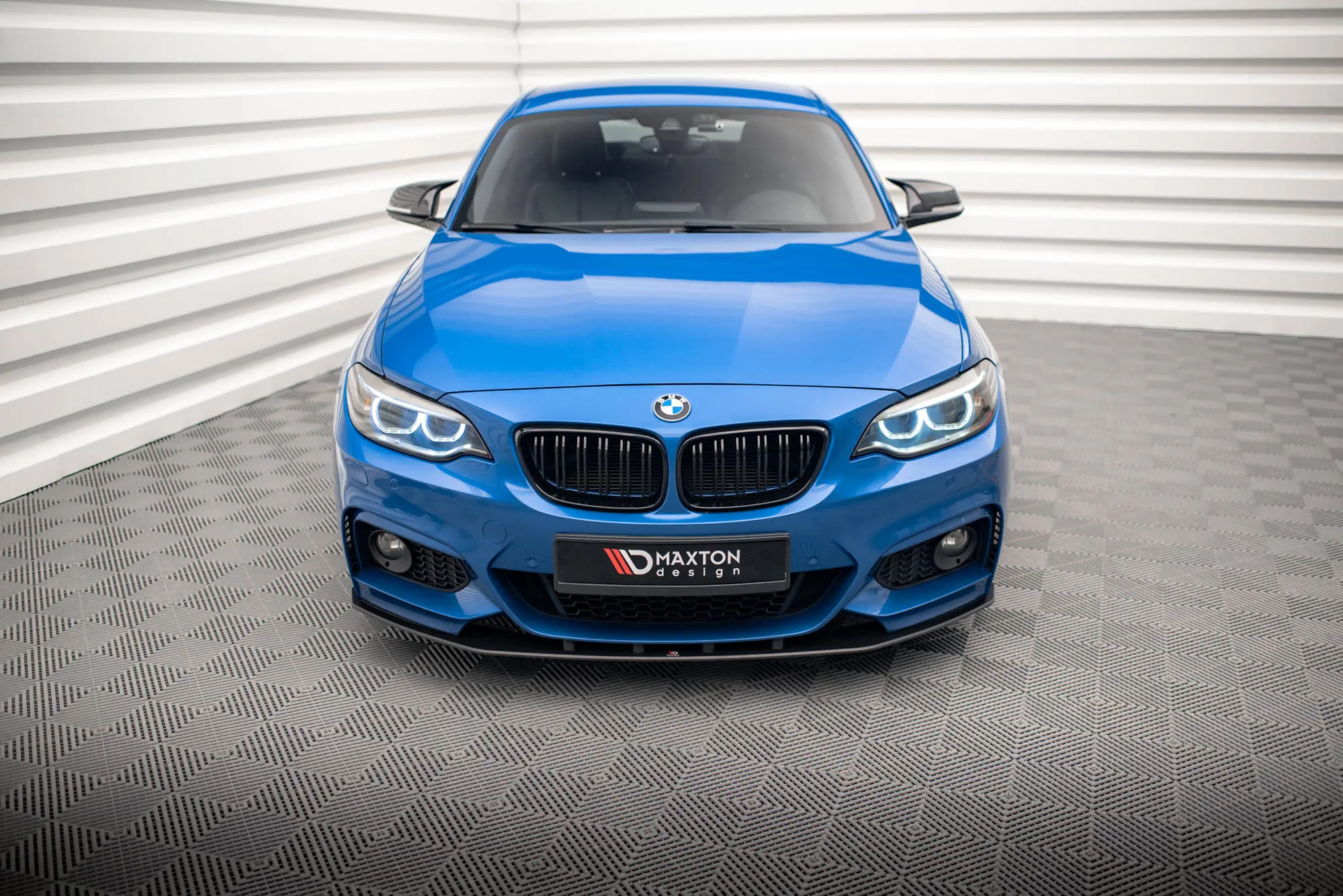 Frontspoiler BMW 2 M-pakke (F22) 2013-2019 | Street Pro Black Edition – bilde 2