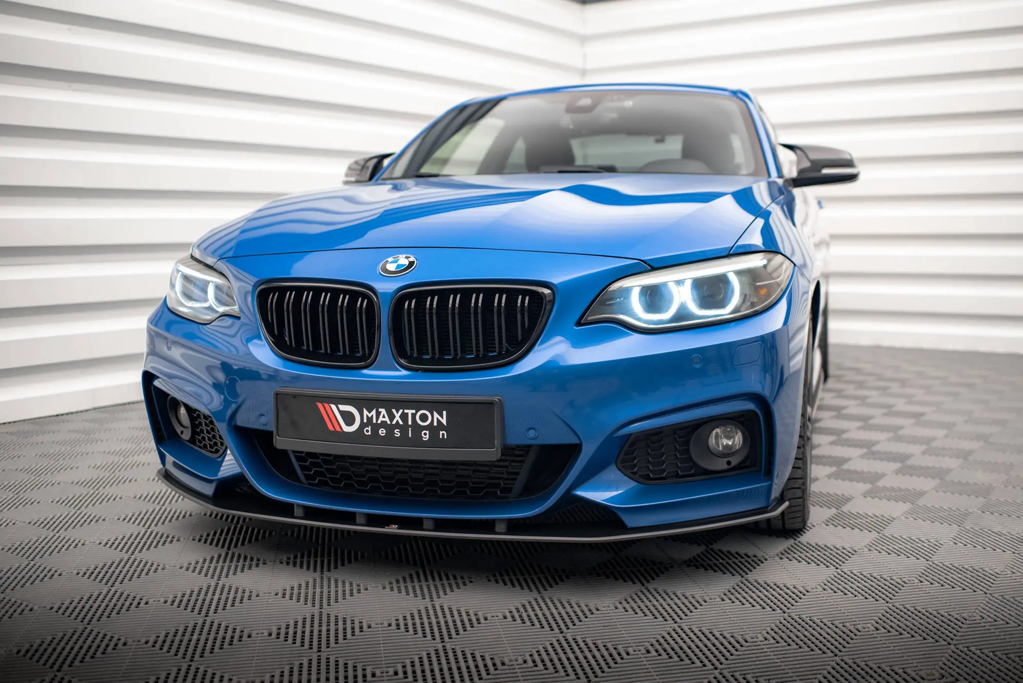 Frontspoiler BMW 2 M-pakke (F22) 2013-2019 | Street Pro Black Edition – bilde 3