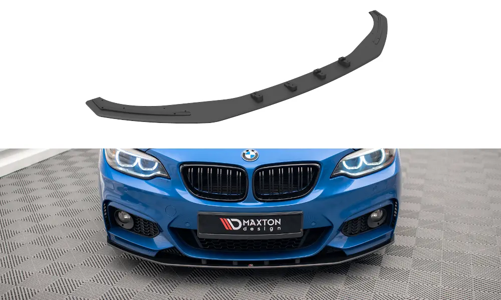 Frontspoiler BMW 2 M-pakke (F22) 2013-2019 | Street Pro Black Edition – bilde 6