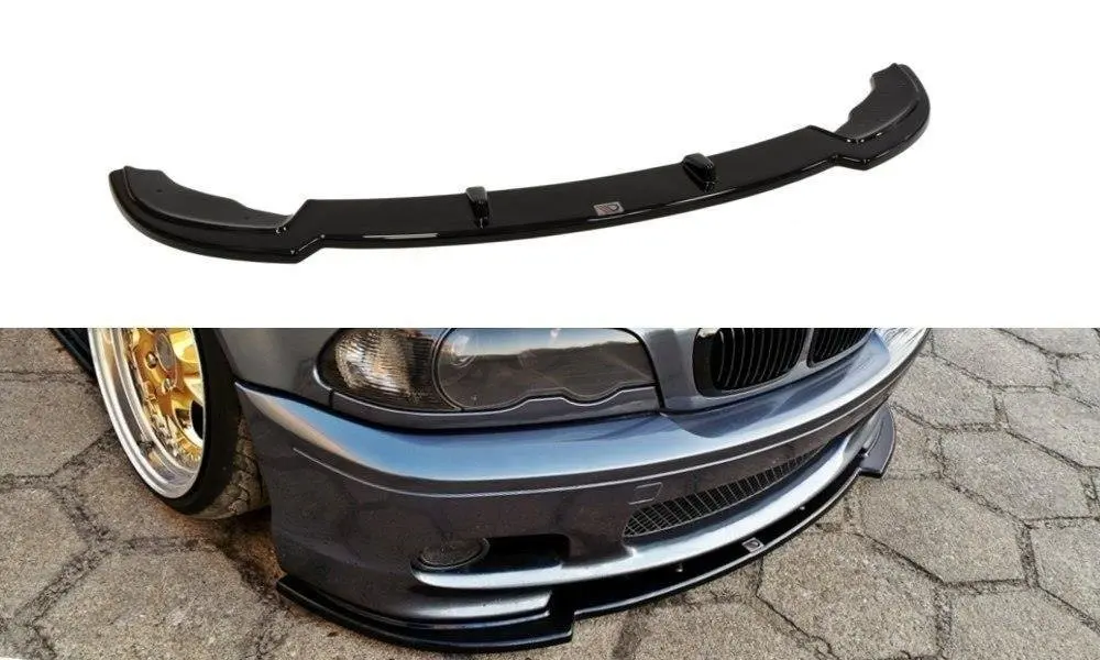 Frontspoiler BMW 3 Coupe M-Pakke (E46) 1999-2005 | V.1 Glossy Black Edition – bilde 2