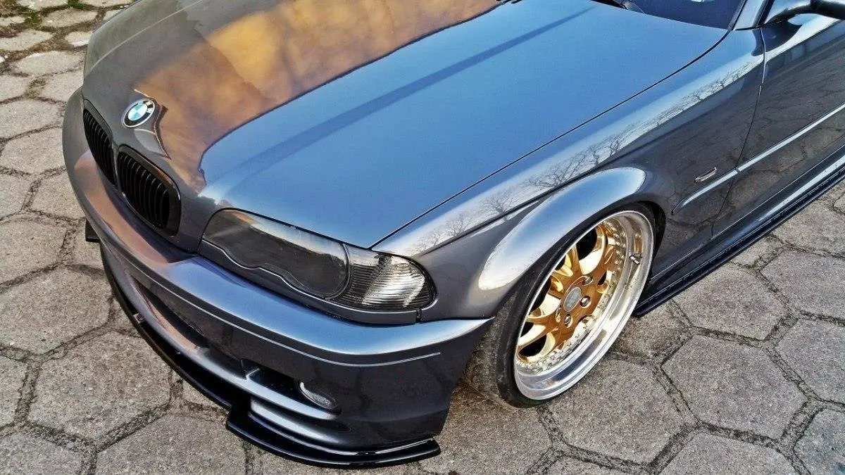 Frontspoiler BMW 3 Coupe M-Pakke (E46) 1999-2005 | V.1 Glossy Black Edition – bilde 3