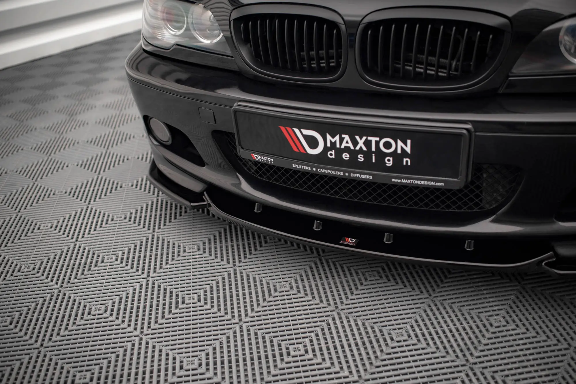 Frontspoiler BMW 3 Coupe M-Pakke (E46) 1999-2005 | V.2 Glossy Black Edition