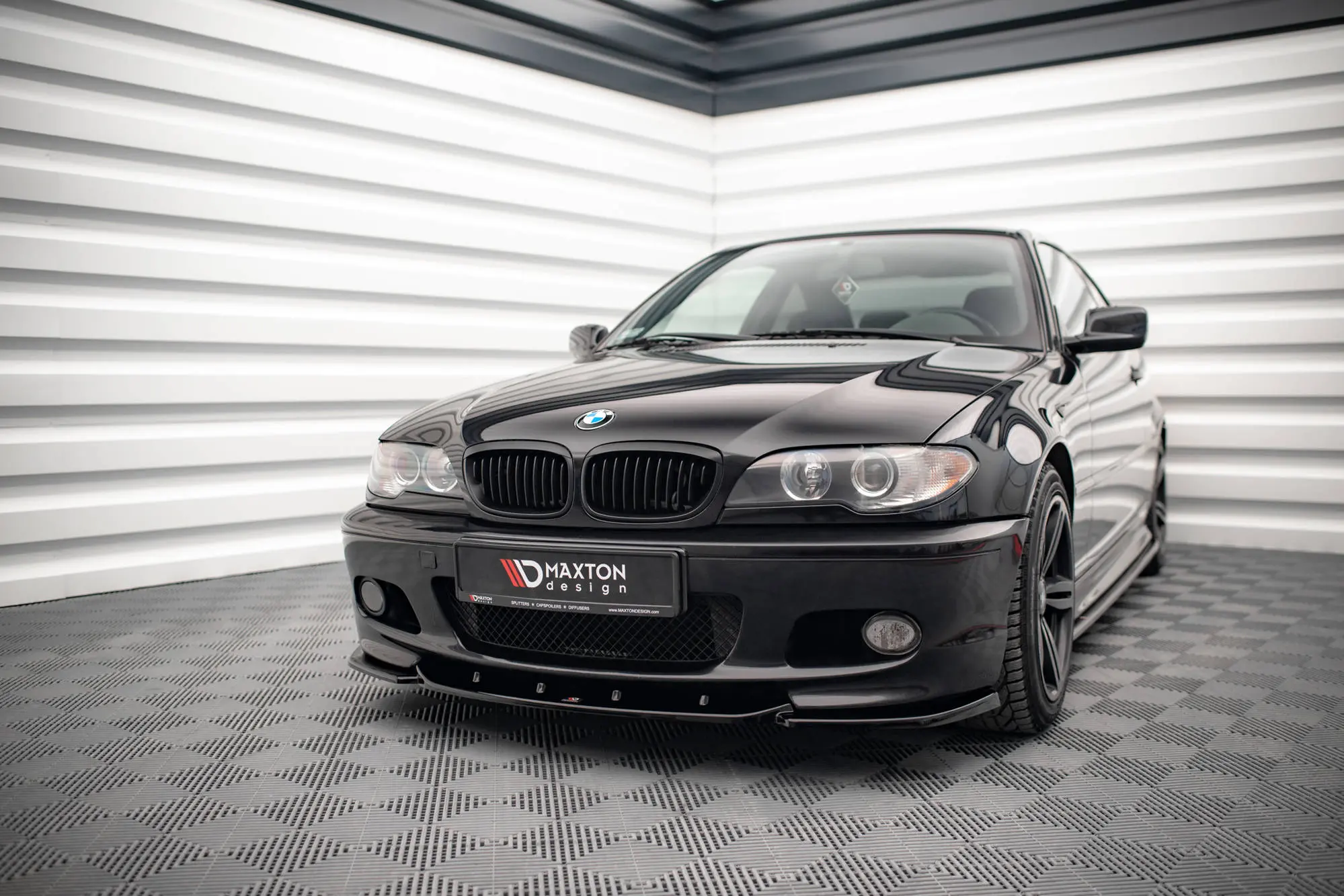 Frontspoiler BMW 3 Coupe M-Pakke (E46) 1999-2005 | V.2 Glossy Black Edition – bilde 2