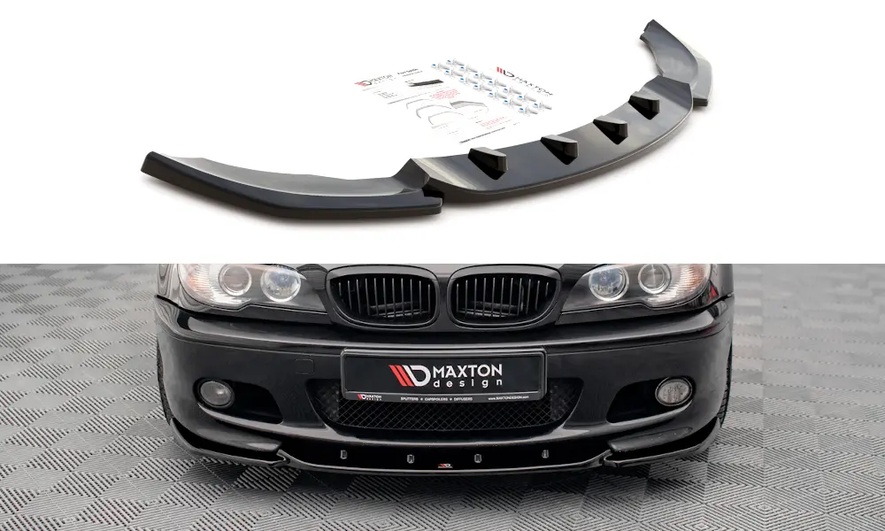 Frontspoiler BMW 3 Coupe M-Pakke (E46) 1999-2005 | V.2 Glossy Black Edition – bilde 5