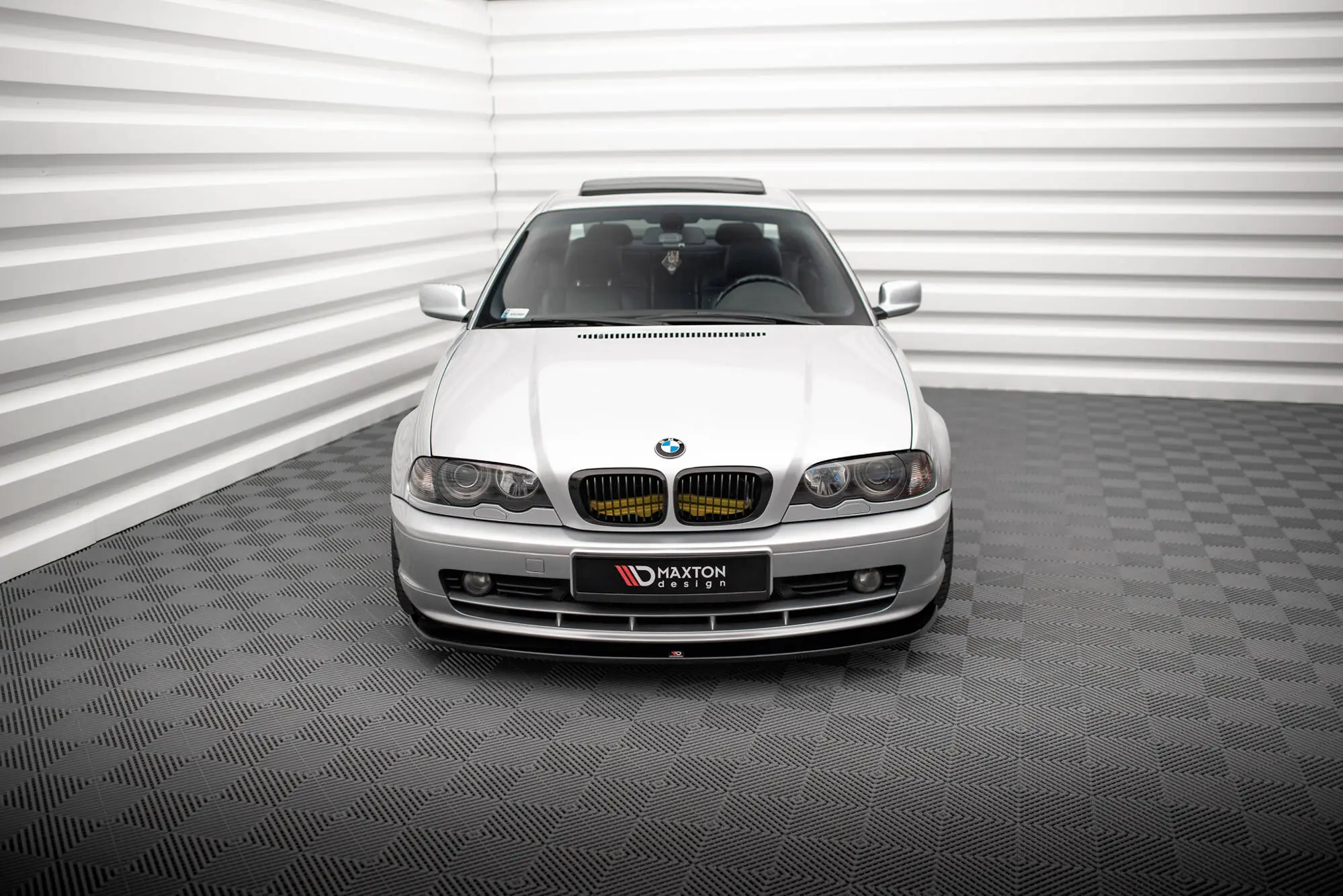 Frontspoiler BMW 3 (E46) Coupe 1998 - 2003 | V.2 Glossy Black Edition – bilde 4