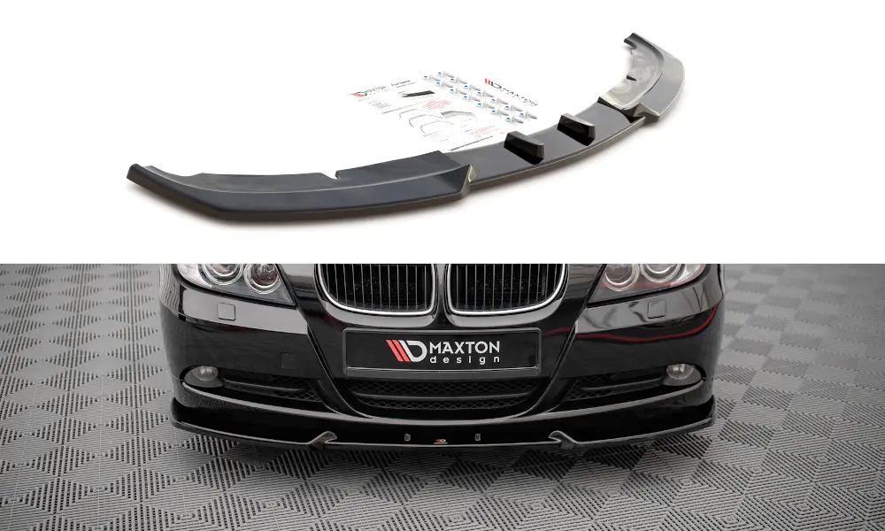 Frontspoiler BMW 3 (E90 / E91) 2004-2008 | V.1 Glossy Black Edition – bilde 5