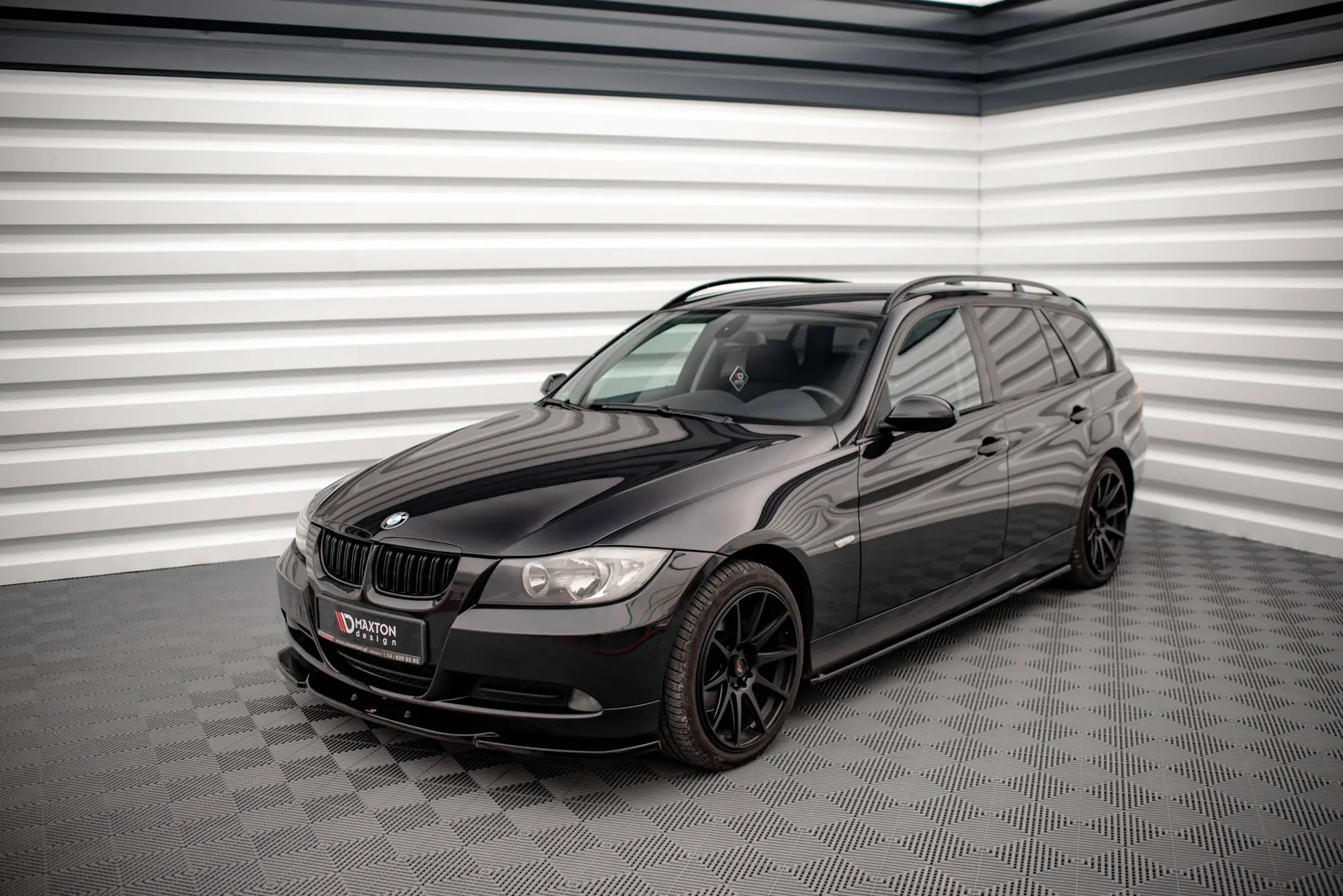 Frontspoiler BMW 3 (E90 / E91) 2004-2008 | V.2 Glossy Black Edition – bilde 4
