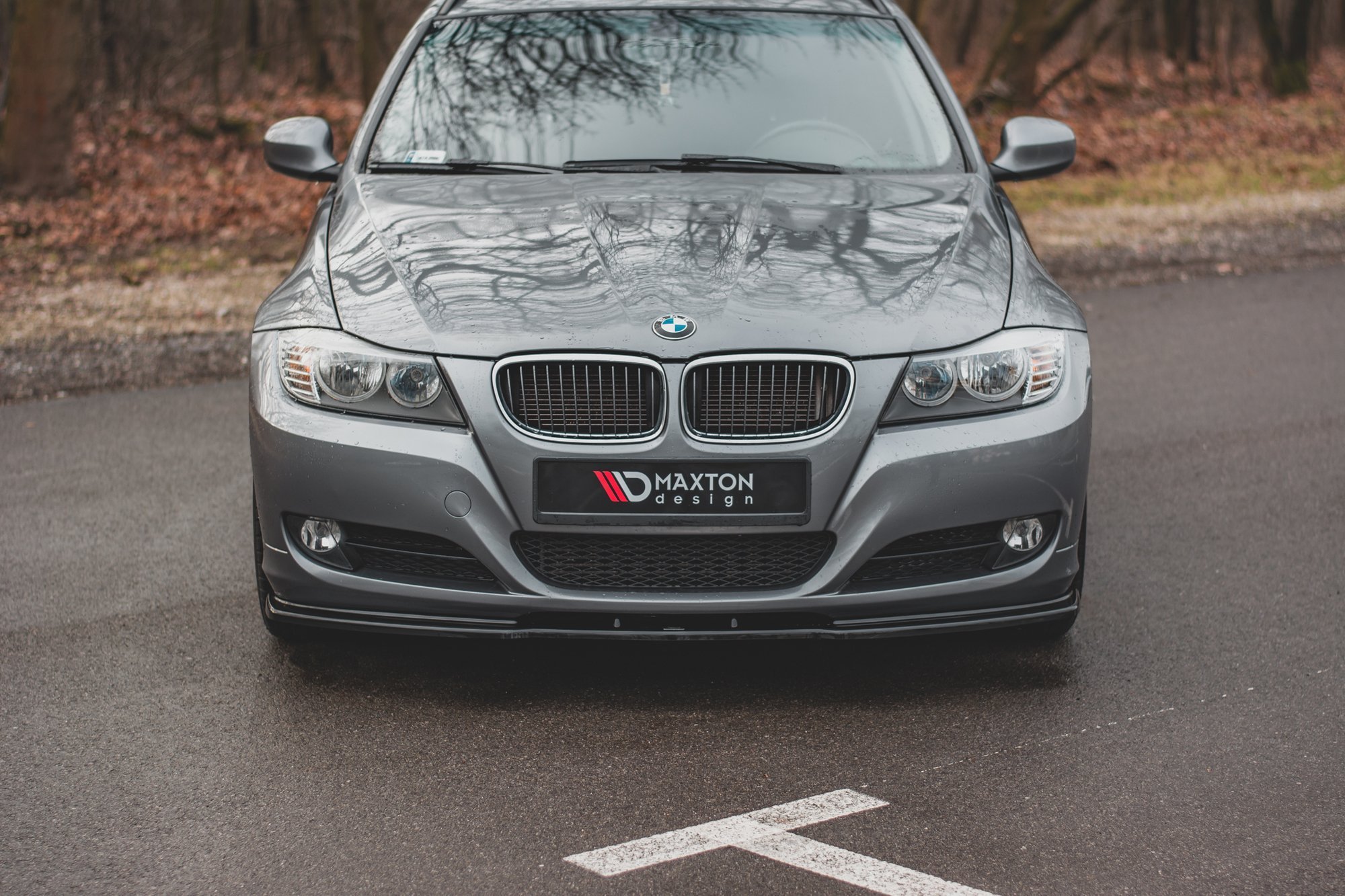 Frontspoiler BMW 3 (E90/E91) Facelift 2008 - 2011 | V.2 Glossy Black Edition Image 1