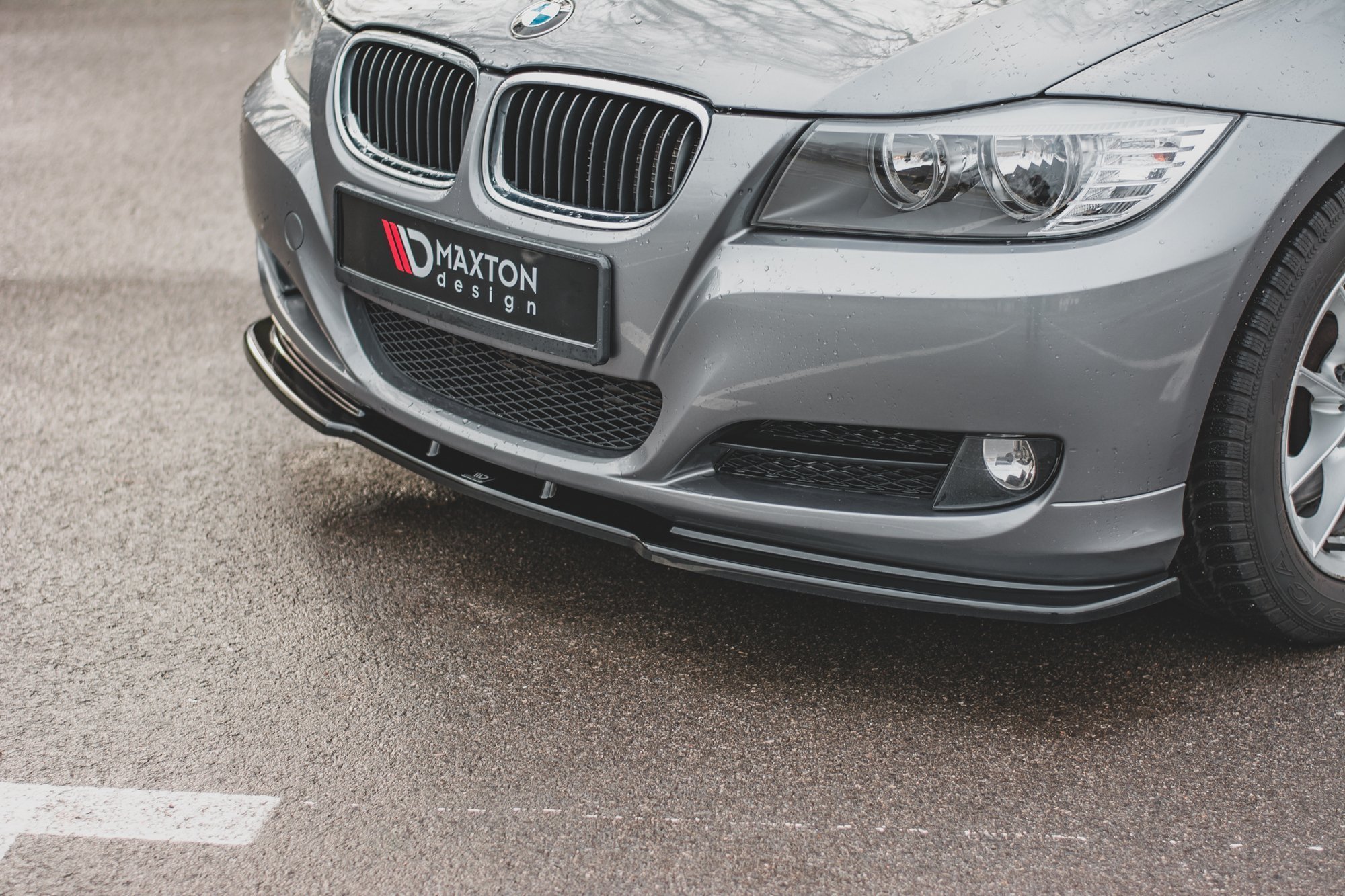 Frontspoiler BMW 3 (E90/E91) Facelift 2008 - 2011 | V.2 Glossy Black Edition Image 3