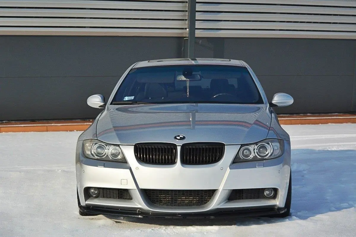 Frontspoiler BMW 3 (E90 / E91) M-Pakke 2004-2008 | V.1 Glossy Black Edition – bilde 2