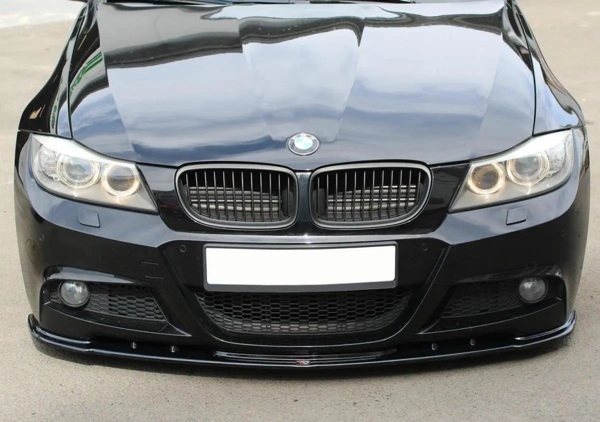 Frontspoiler BMW 3 (E90 / E91) M-Pakke Facelift 2008-2011 | V.1 Glossy Black Edition – bilde 2